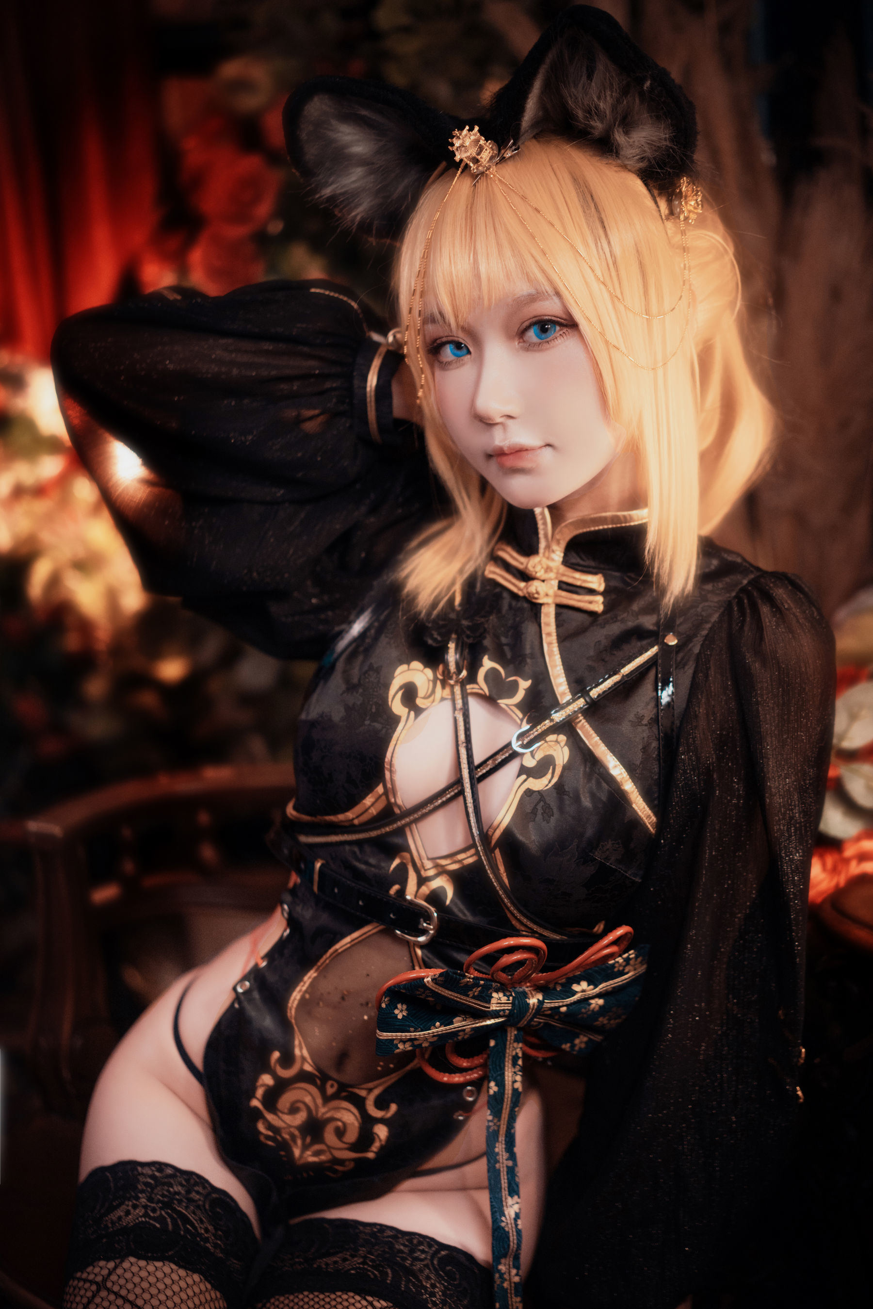 Anime blogger Abao is also a bunny girl - only your qipao
