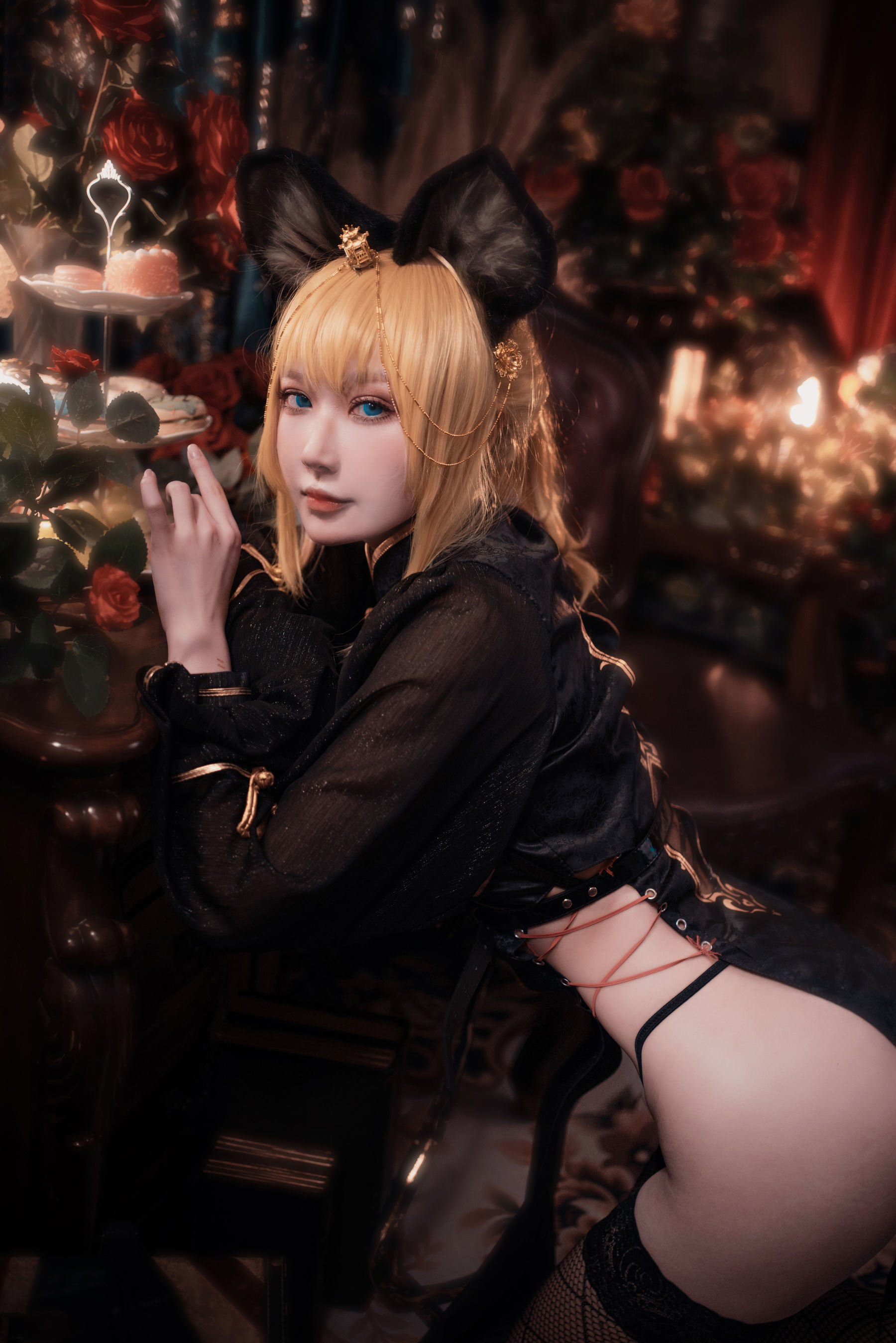 Anime blogger Abao is also a bunny girl - only your qipao