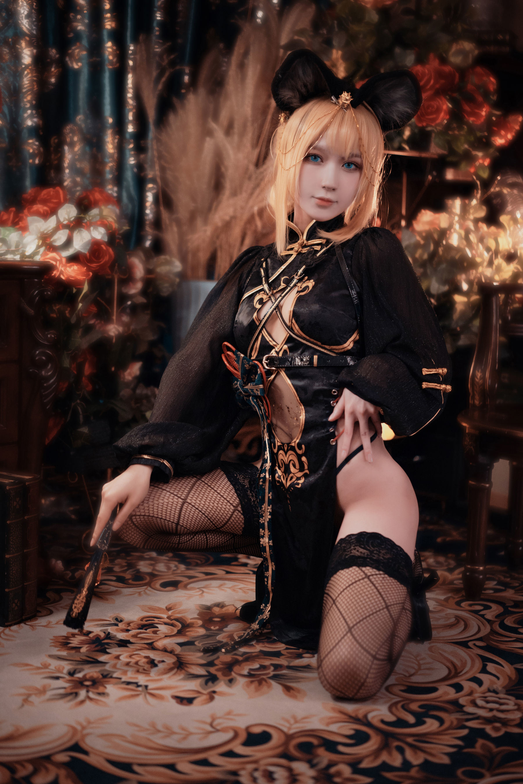 Anime blogger Abao is also a bunny girl - only your qipao