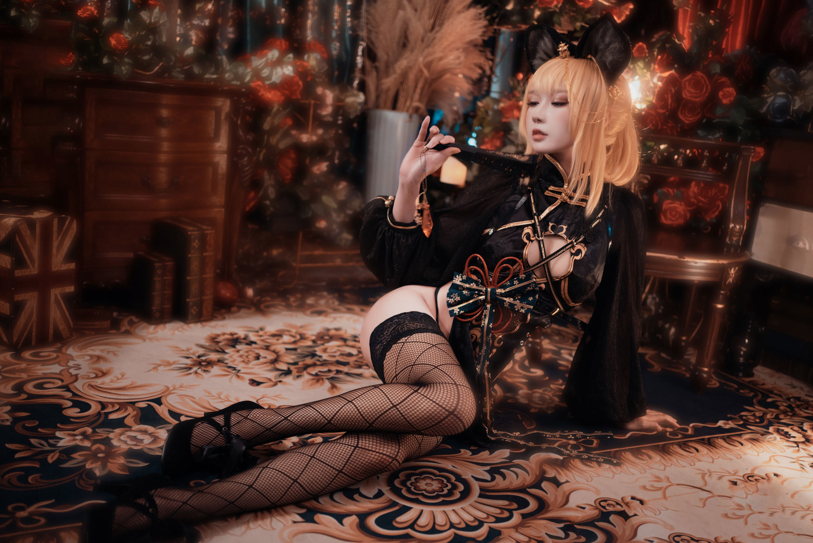 Anime blogger Abao is also a bunny girl - only your qipao