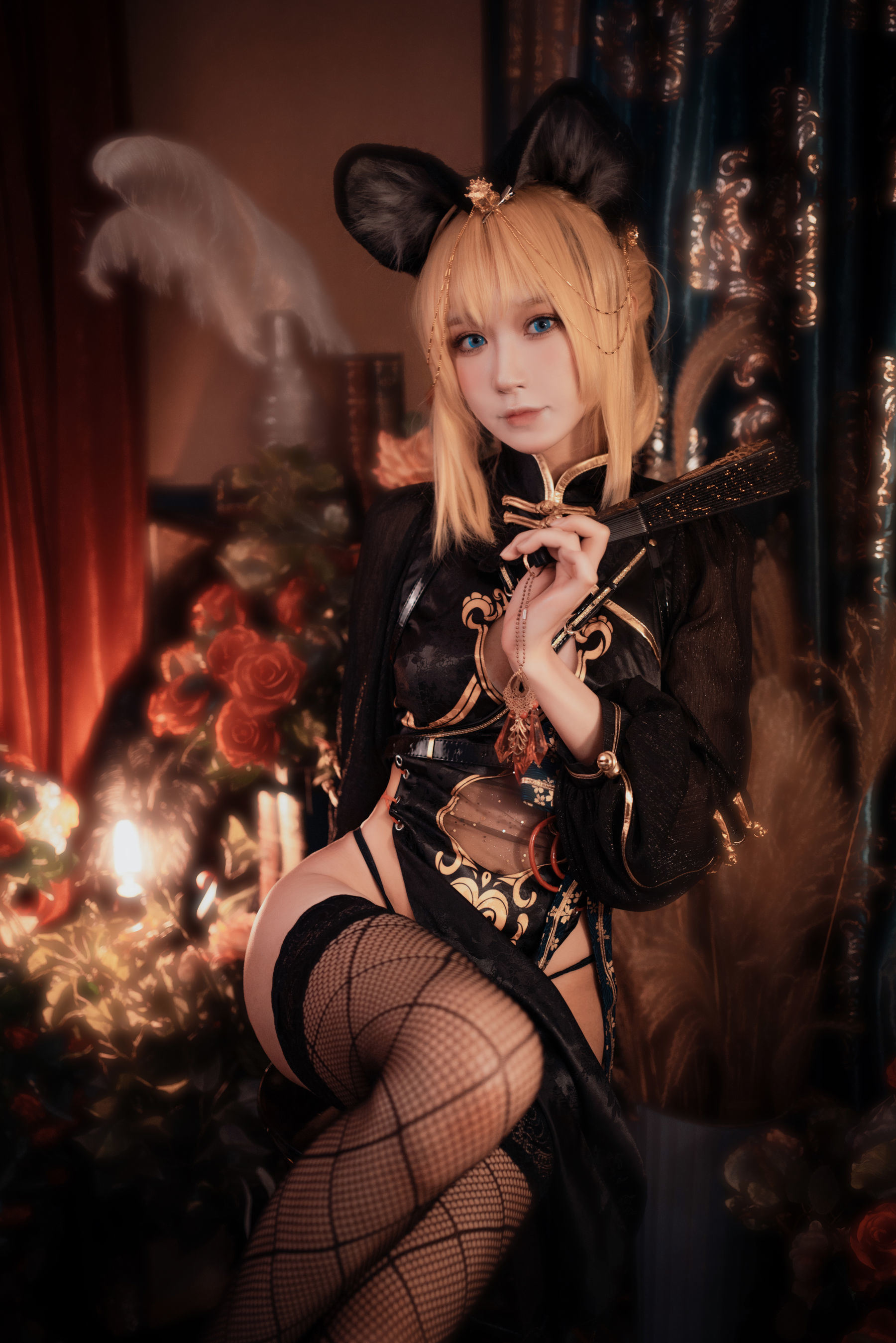 Anime blogger Abao is also a bunny girl - only your qipao
