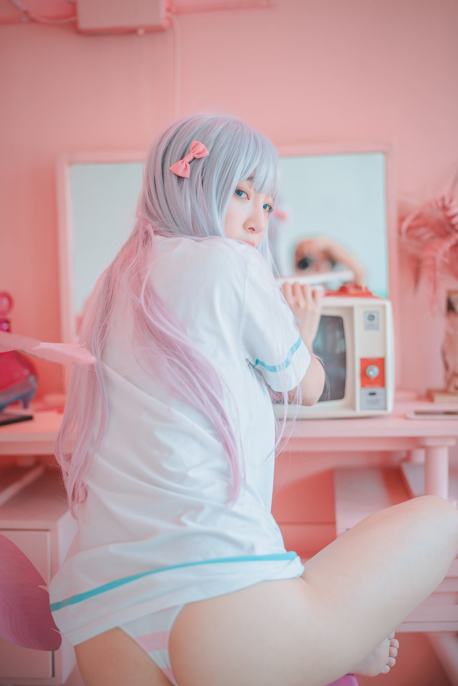 Ảnh Coser Ngôi sao Mạng] Cô gái ngực lớn Giang Nhân Khanh - Eromanga Sensei