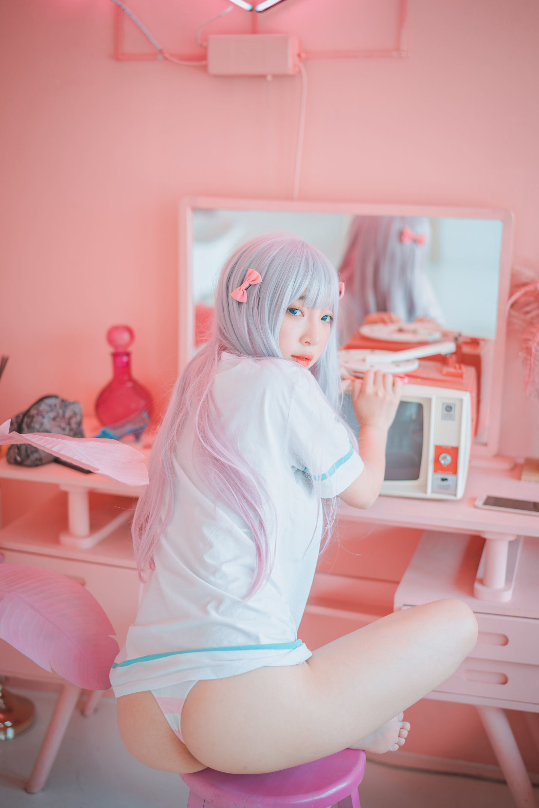 Ảnh Coser Ngôi sao Mạng] Cô gái ngực lớn Giang Nhân Khanh - Eromanga Sensei
