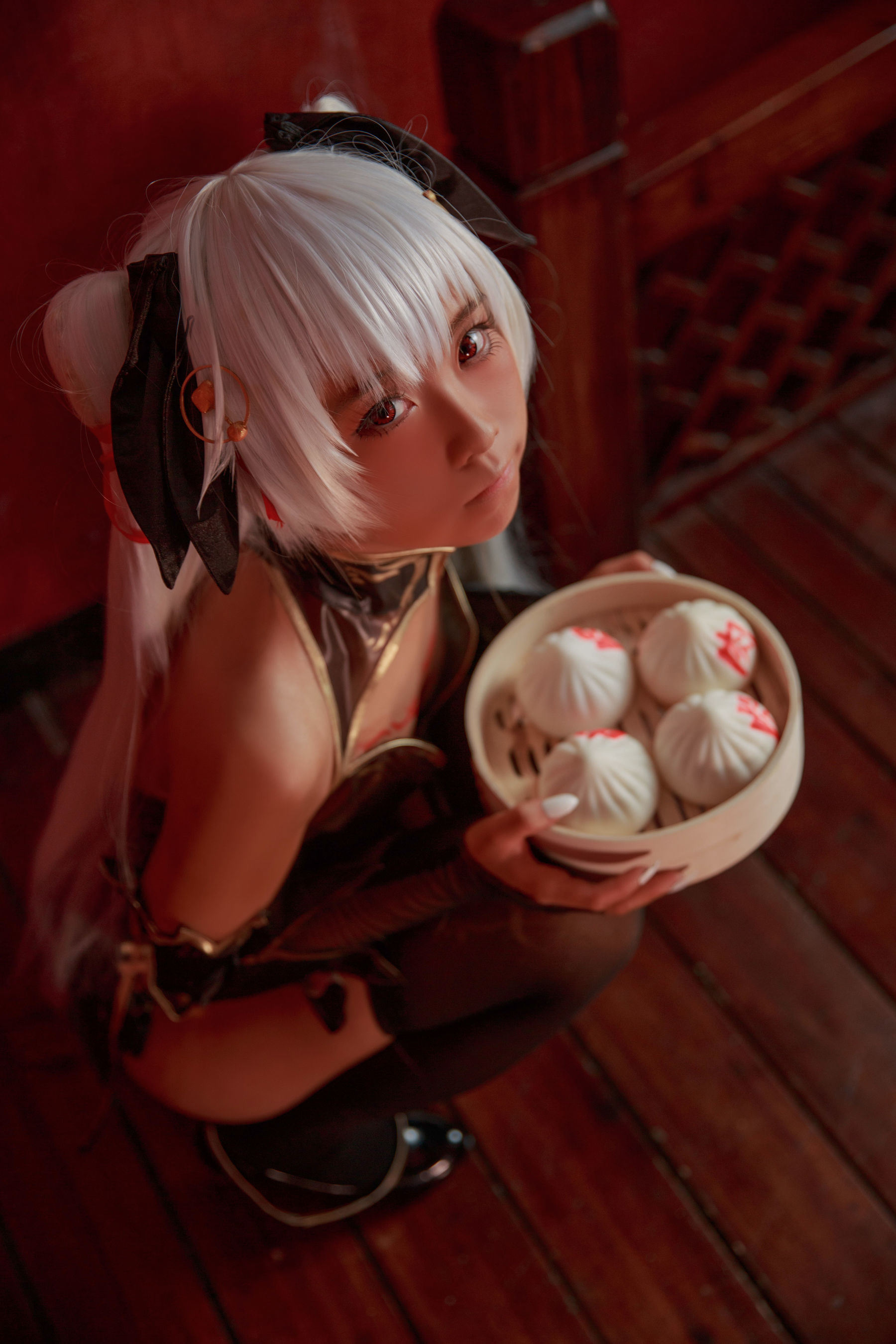 เน็ตไอดอลคอเซอร์ภาพถ่าย] บล็อกเกอร์อนิเมะ G44 ไม่ได้รับบาดเจ็บ - สาวกี่เพ้าสีน้ำตาล
