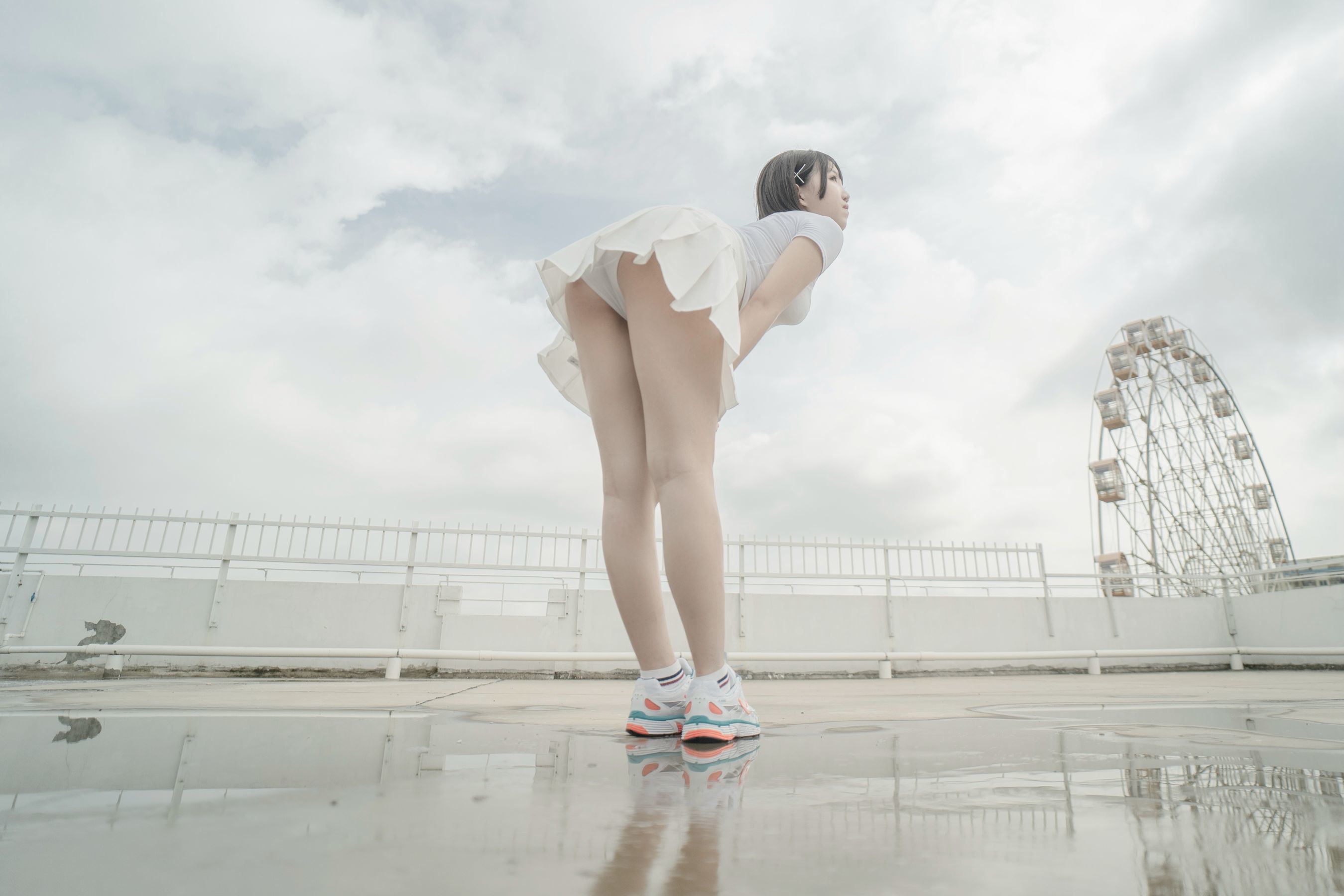[网红COSER写真] 鬼马少女阿薰kaOri - 天台