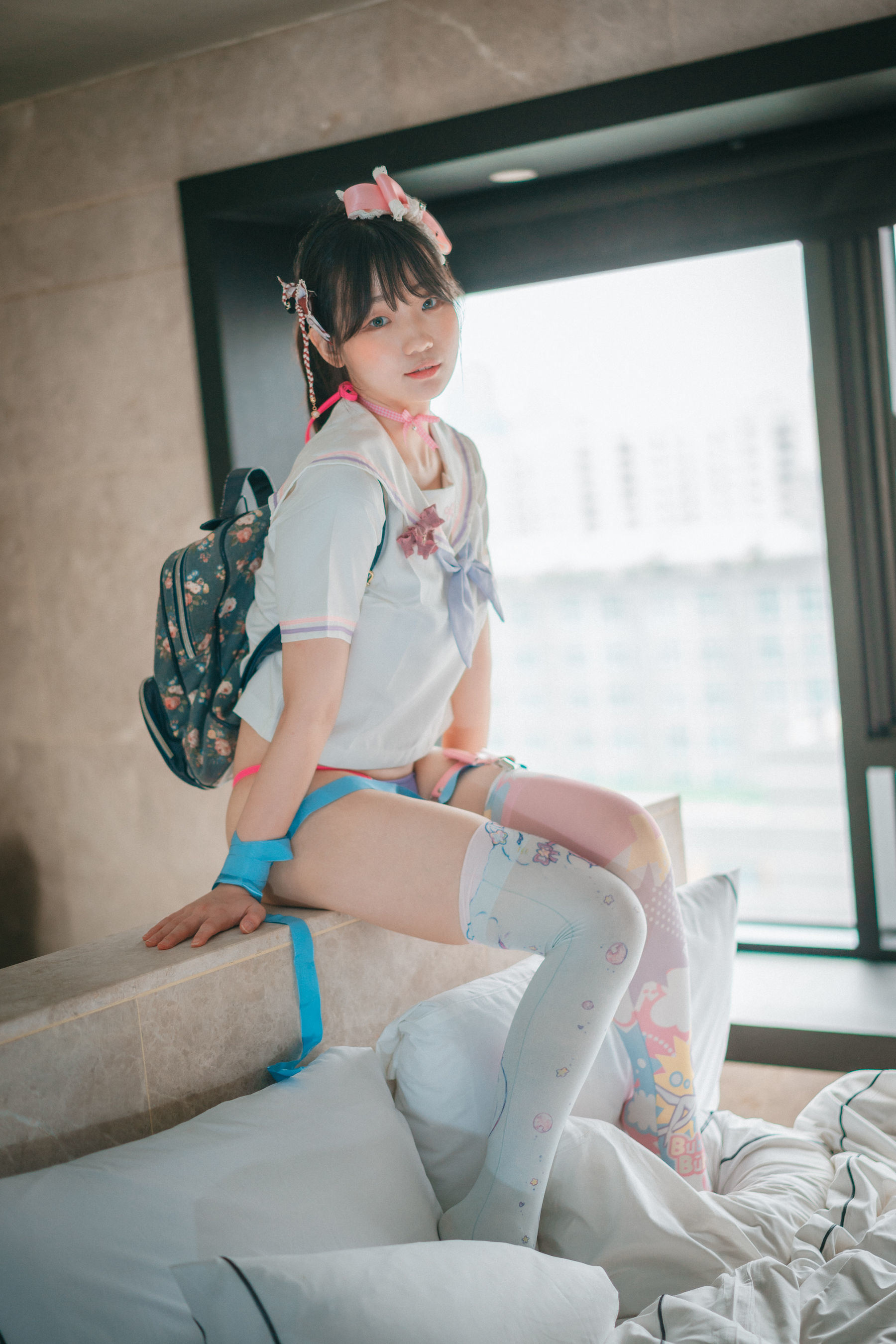 DJAWA] Mimmi - Backpacker in Violet Photo Set