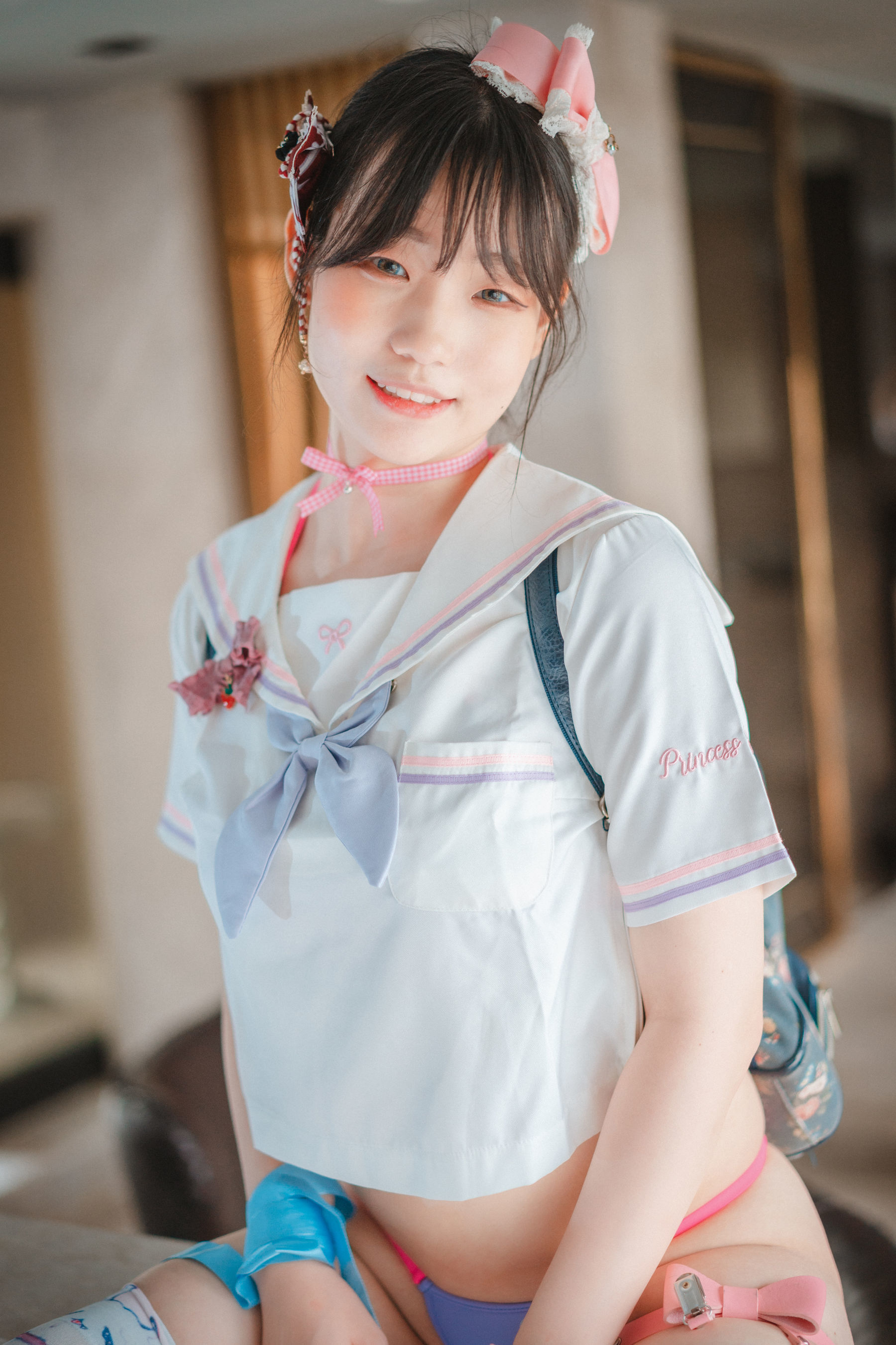 DJAWA] Mimmi - Backpacker in Violet Photo Set
