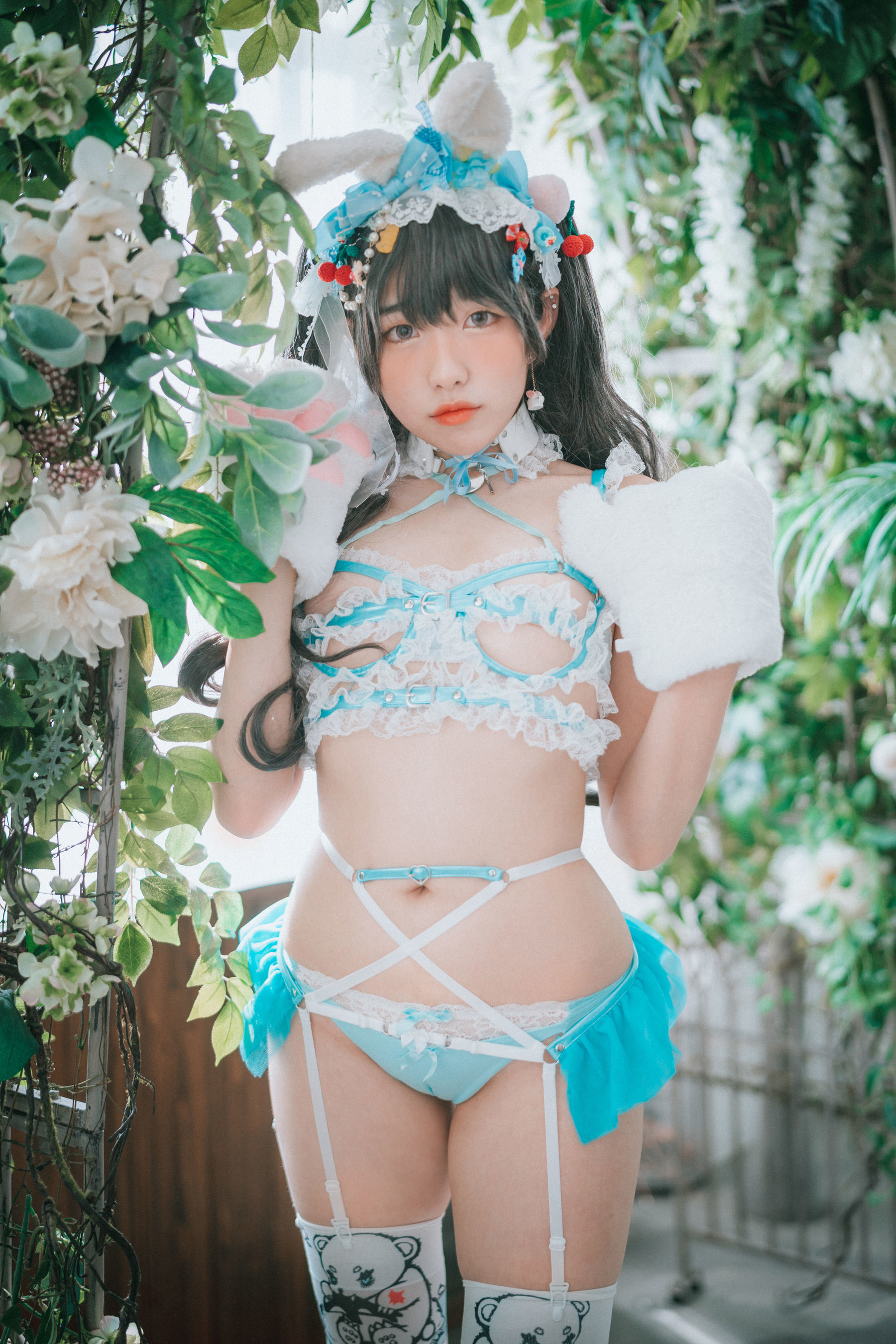 [DJAWA] Sonson - Turquoise Bunny 写真套图