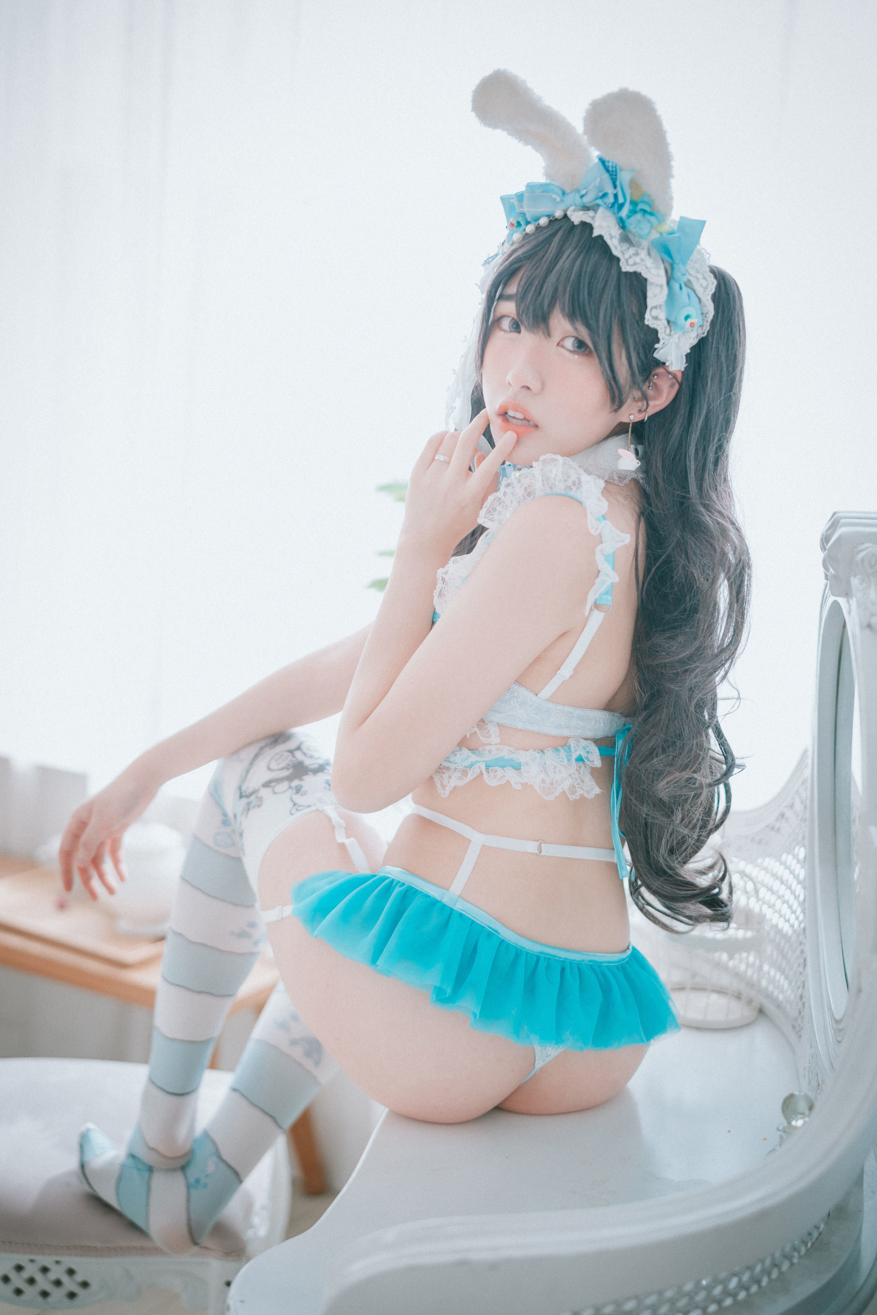 [DJAWA] Sonson - Turquoise Bunny 写真套图