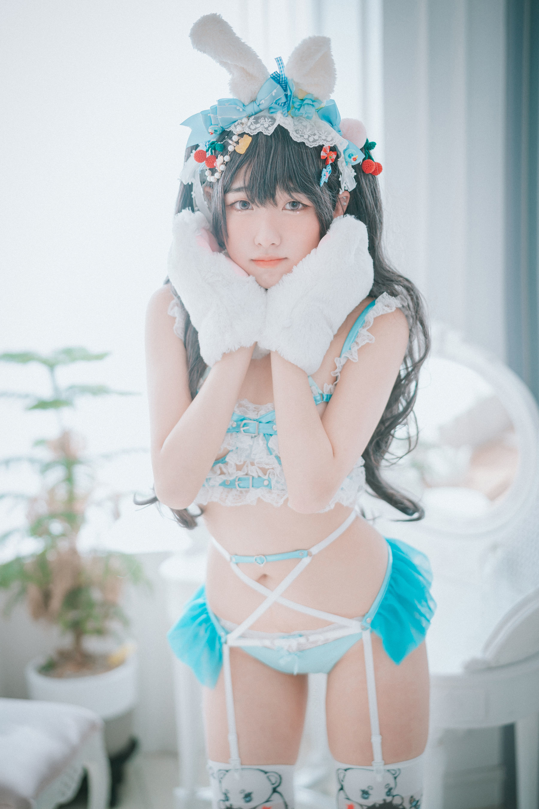 [DJAWA] Sonson - Turquoise Bunny 写真套图