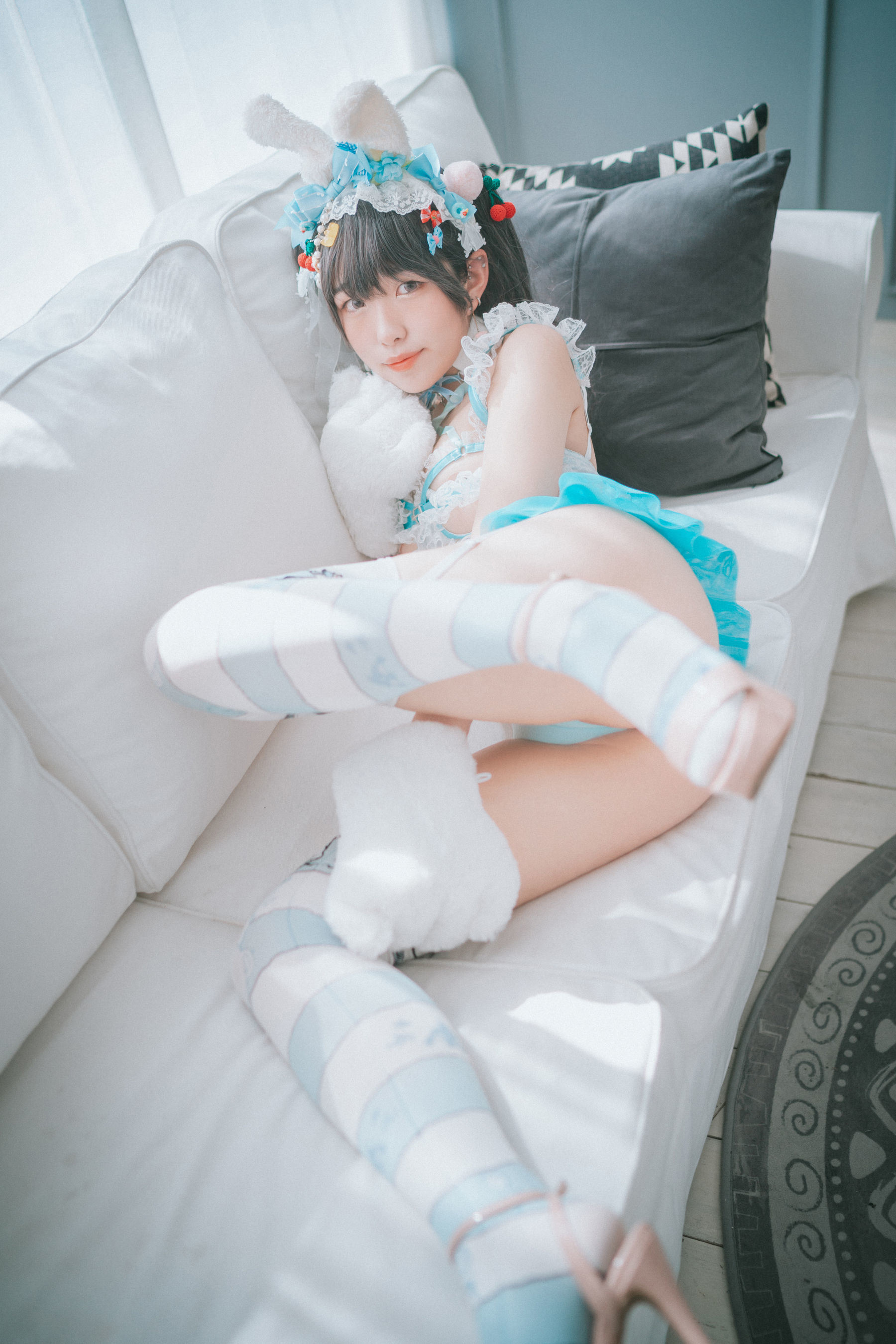 [DJAWA] Sonson - Turquoise Bunny 写真套图