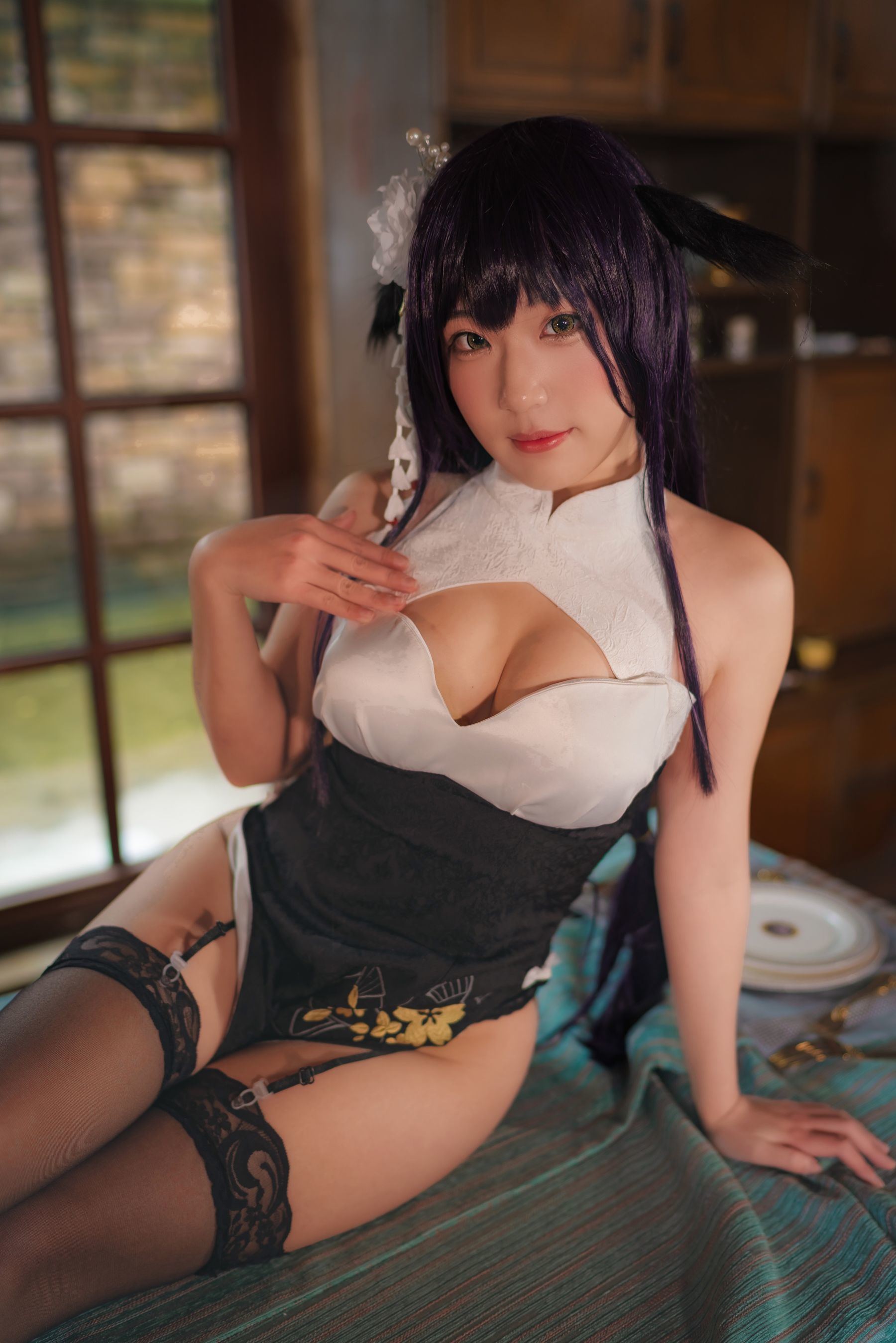 Internet Celebrity Cosplayer Photobook] Anime Blogger Mime Mi Mei - Azur Lane My Wife Qipao