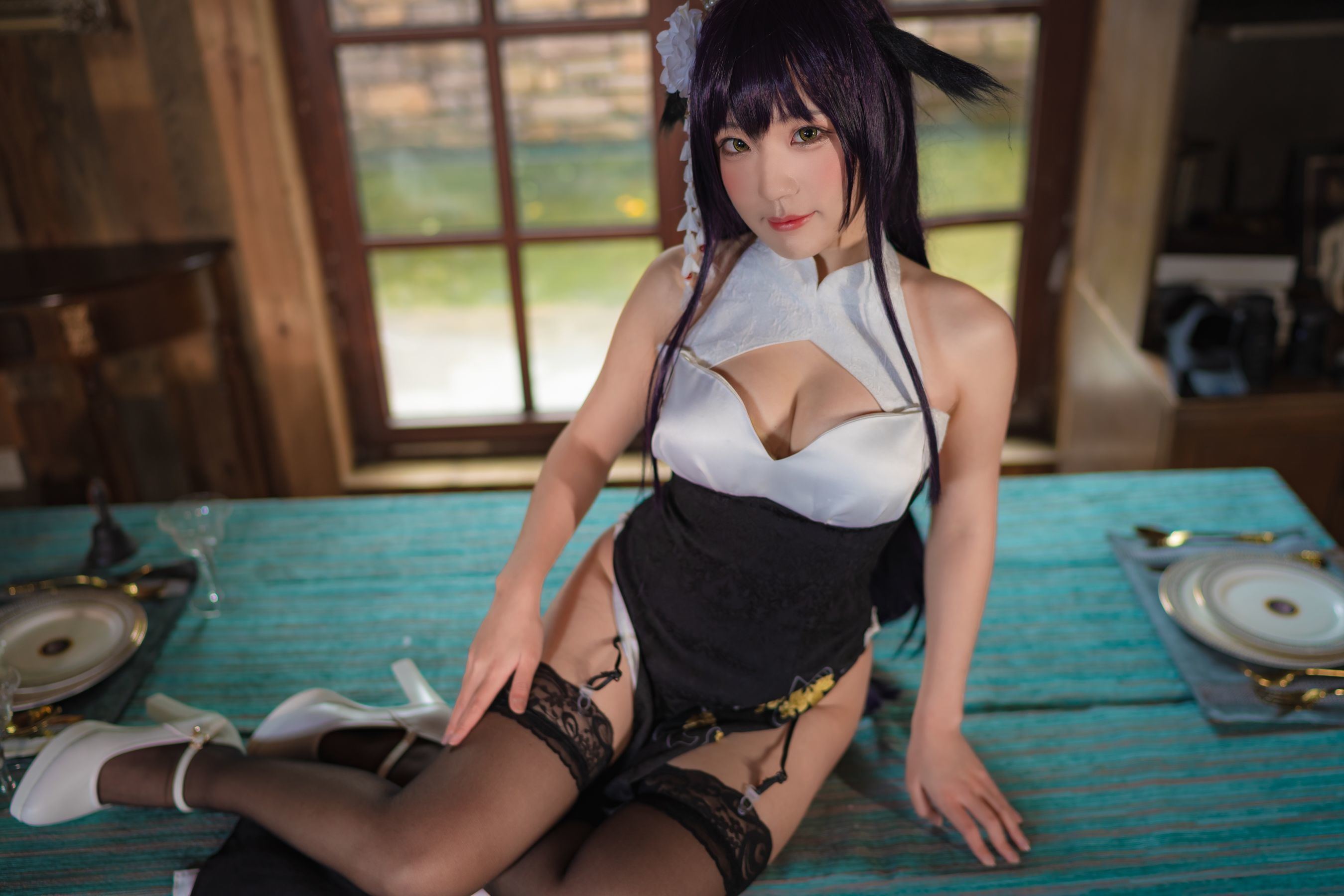 Internet Celebrity Cosplayer Photobook] Anime Blogger Mime Mi Mei - Azur Lane My Wife Qipao