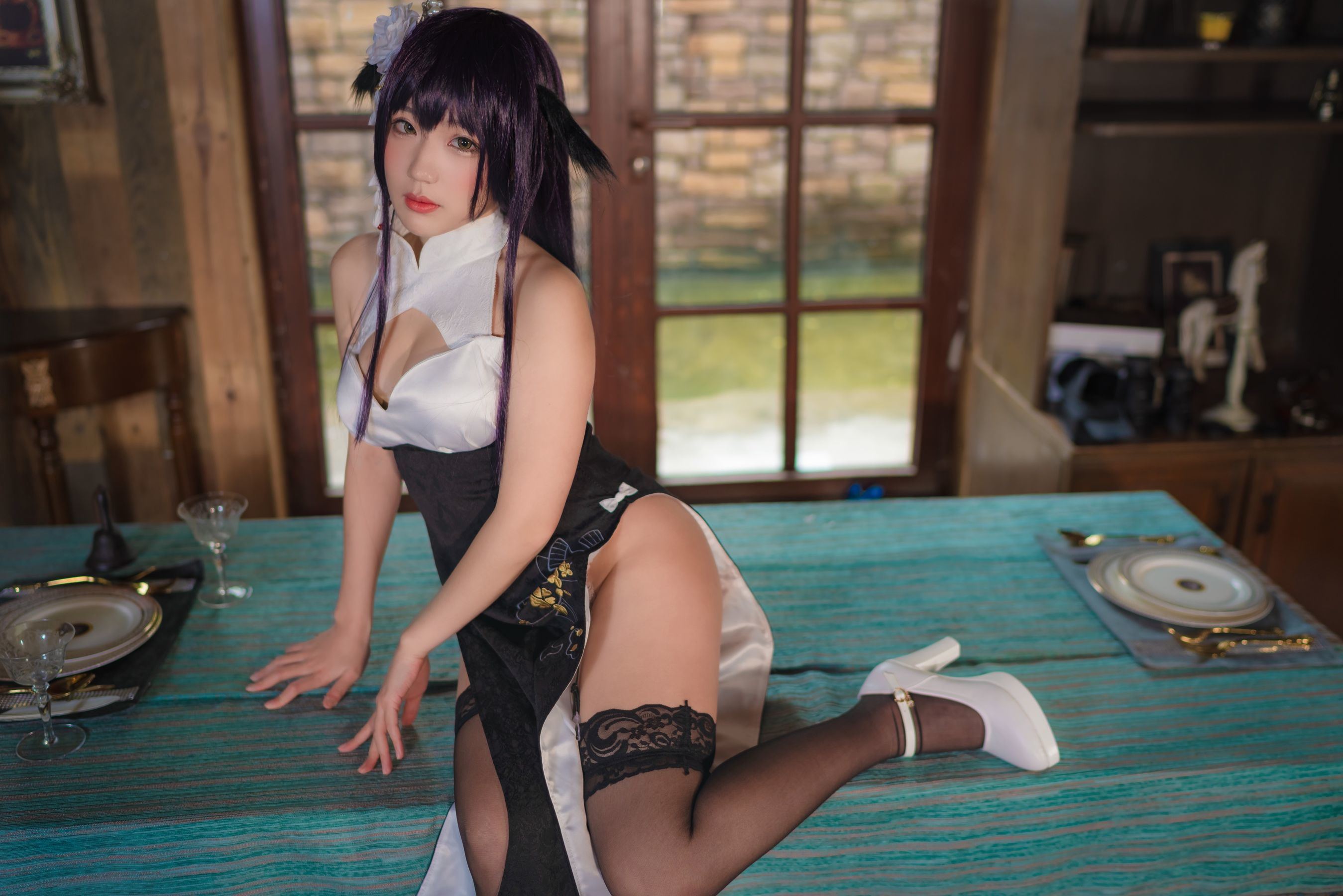 Internet Celebrity Cosplayer Photobook] Anime Blogger Mime Mi Mei - Azur Lane My Wife Qipao