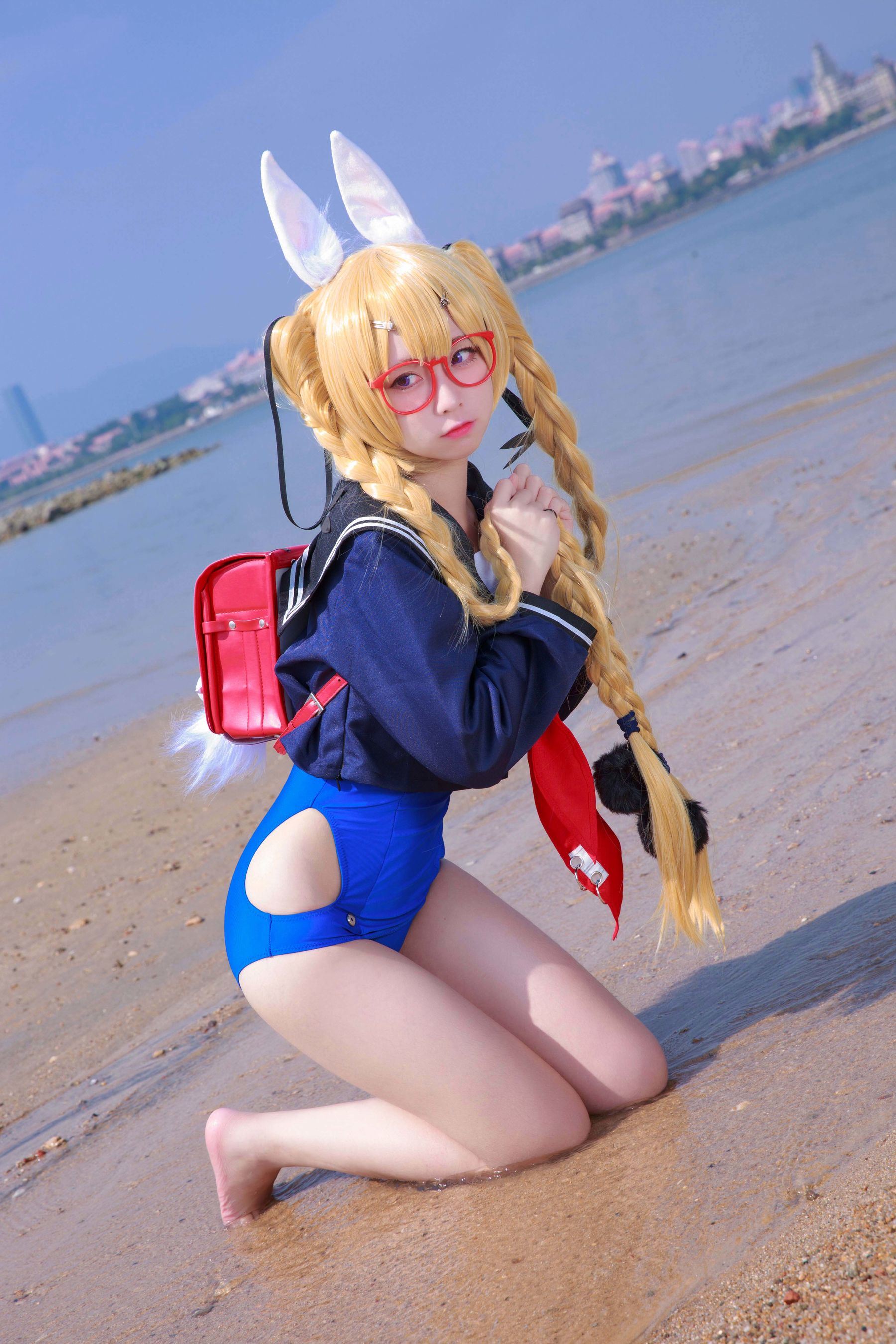 เน็ตไอดอลคอสเพลย์เยอร์写真] บล็อกเกอร์อนิเมะ G44 จะไม่ได้รับบาดเจ็บ - ไซฟง เสื้อผ้านักเรียน
