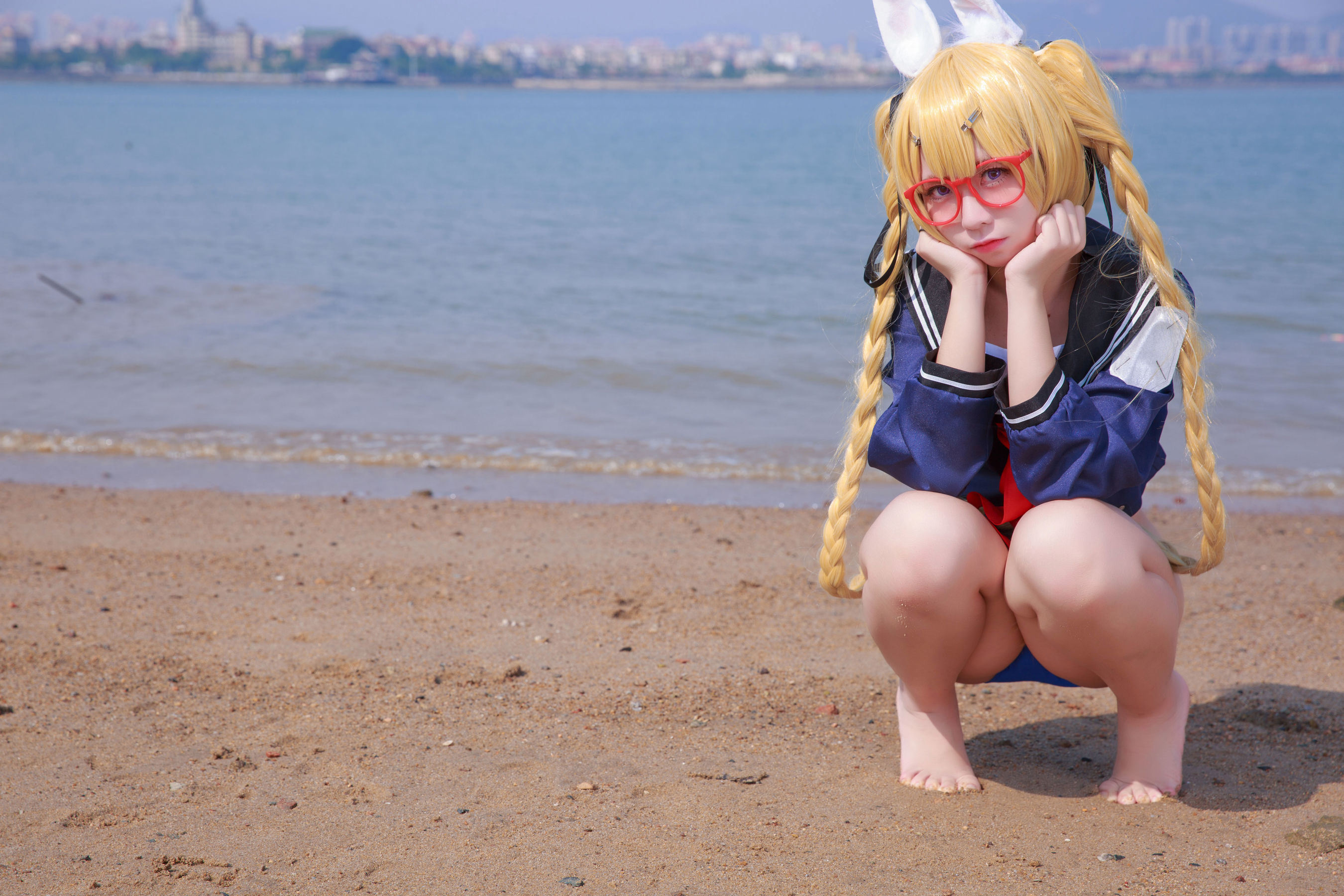 เน็ตไอดอลคอสเพลย์เยอร์写真] บล็อกเกอร์อนิเมะ G44 จะไม่ได้รับบาดเจ็บ - ไซฟง เสื้อผ้านักเรียน