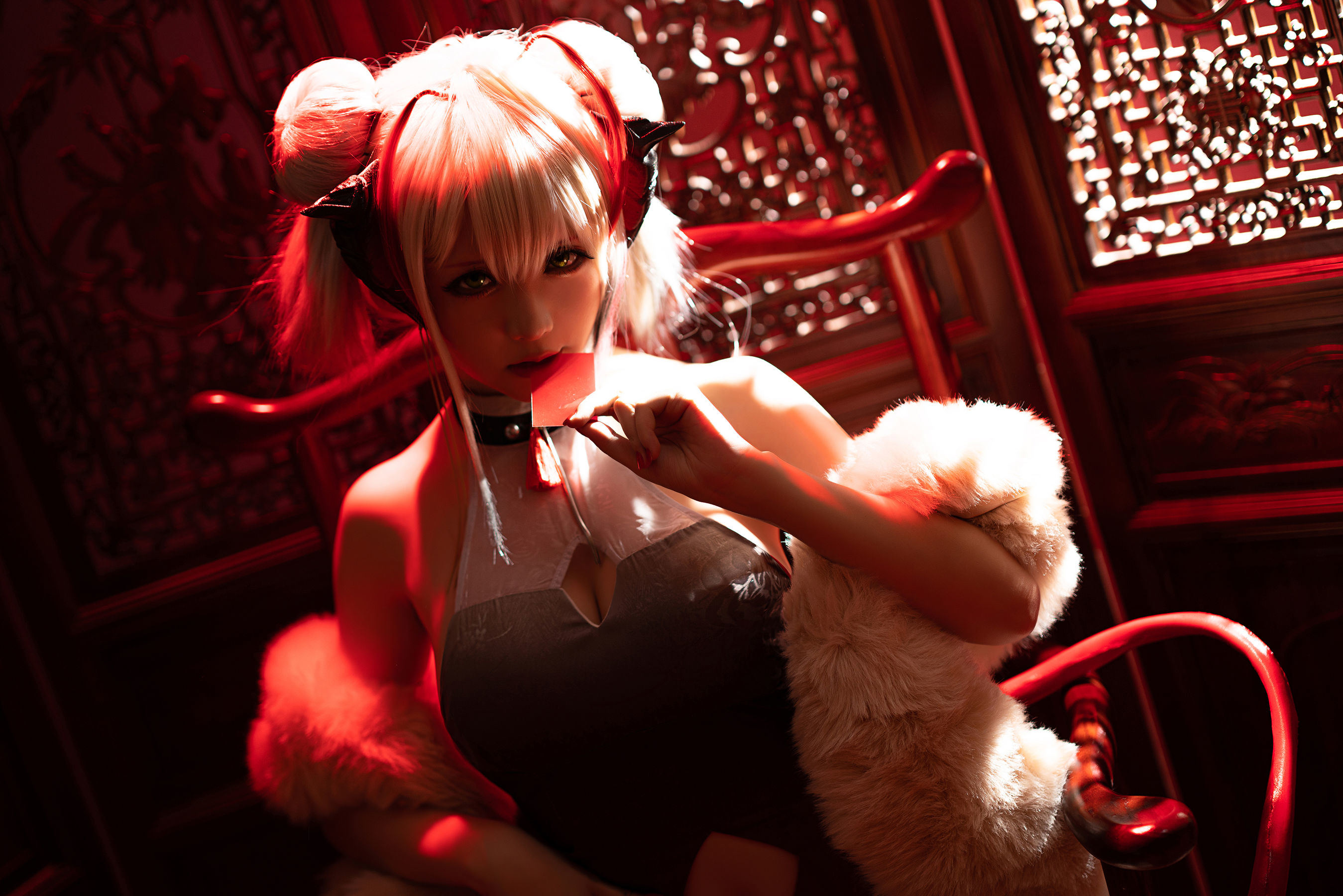 เน็ตไอดอล COSER ภาพถ่าย] Coser小姐姐星จือฉือฉือ - W-ดงจินกี่เพ้า