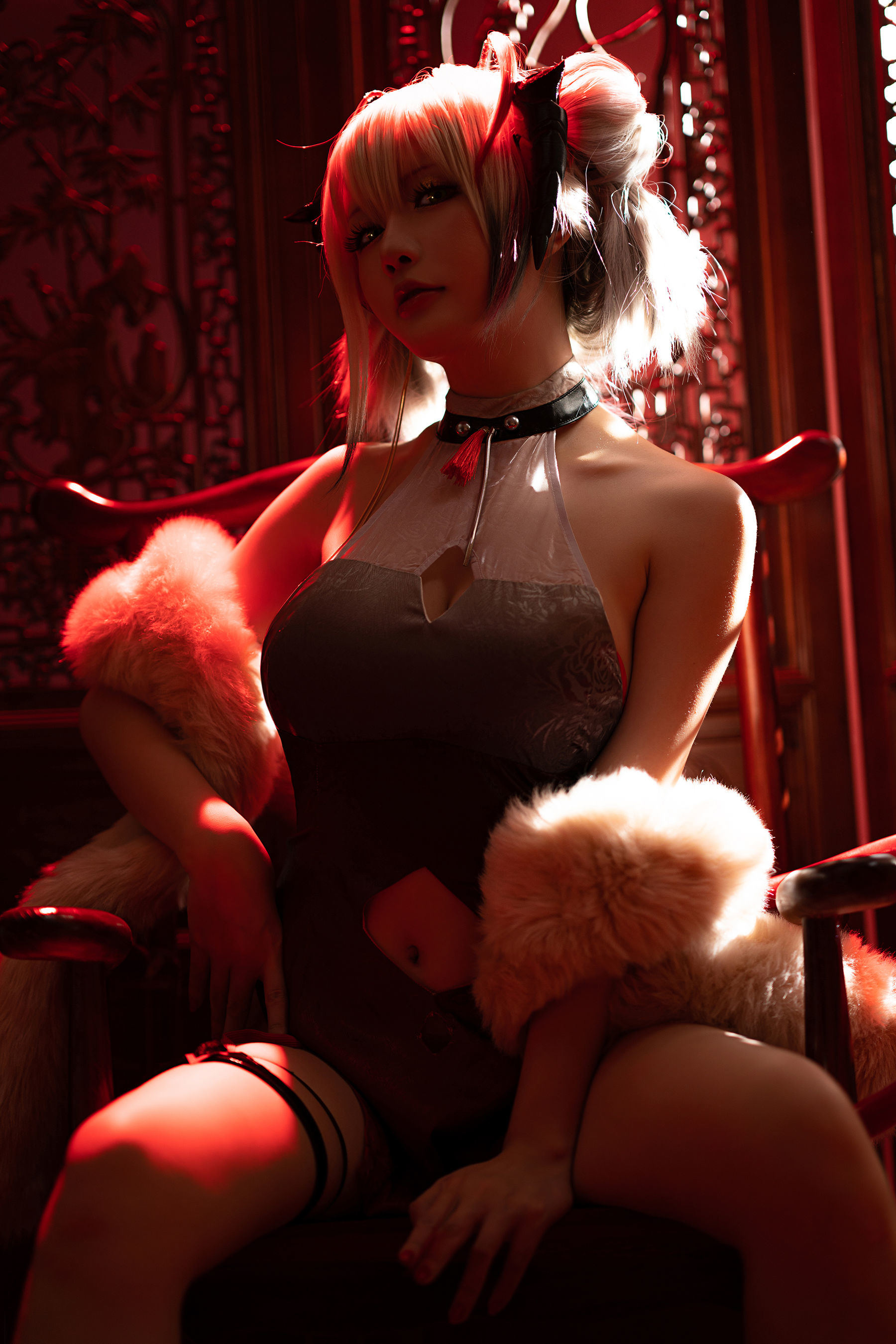 เน็ตไอดอล COSER ภาพถ่าย] Coser小姐姐星จือฉือฉือ - W-ดงจินกี่เพ้า