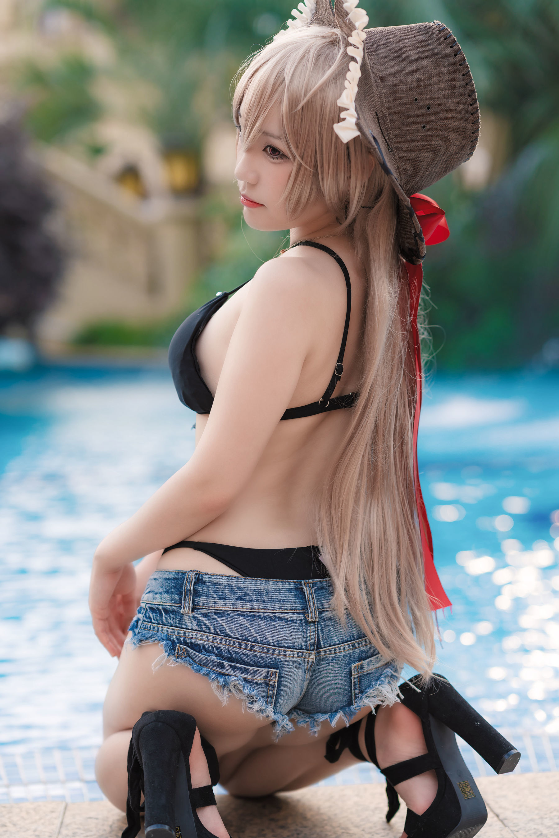 ภาพถ่ายเน็ตไอดอล COSER] บล็อกเกอร์อนิเม ไมม์ มิเม - อัซเซอร์ เลน ฌอง บาร์ต