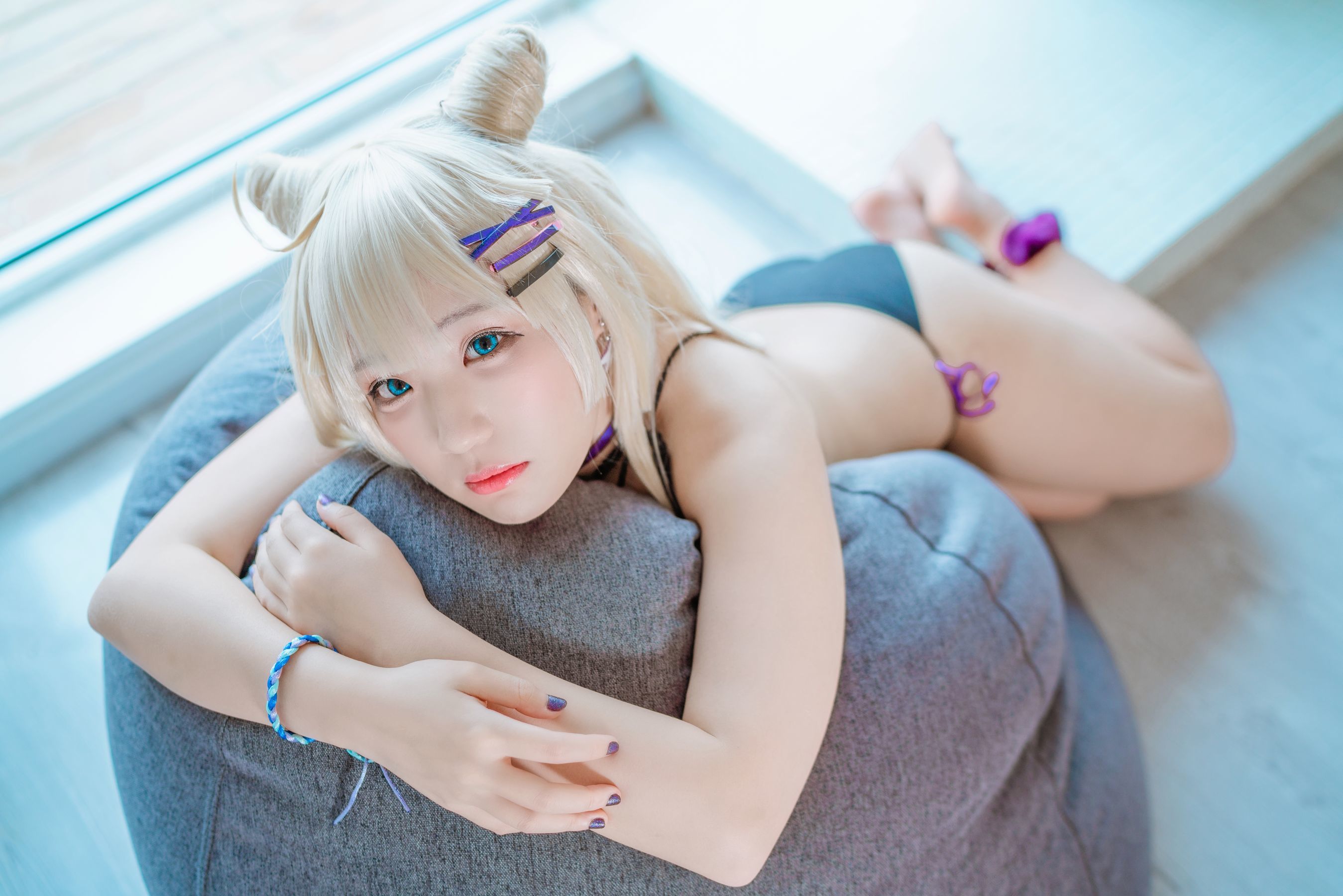 Internet Celebrity Cosplayer Photobook] Anime Blogger Mime Mimi - Girls' Frontline AA-12 Smokeless Lollipop