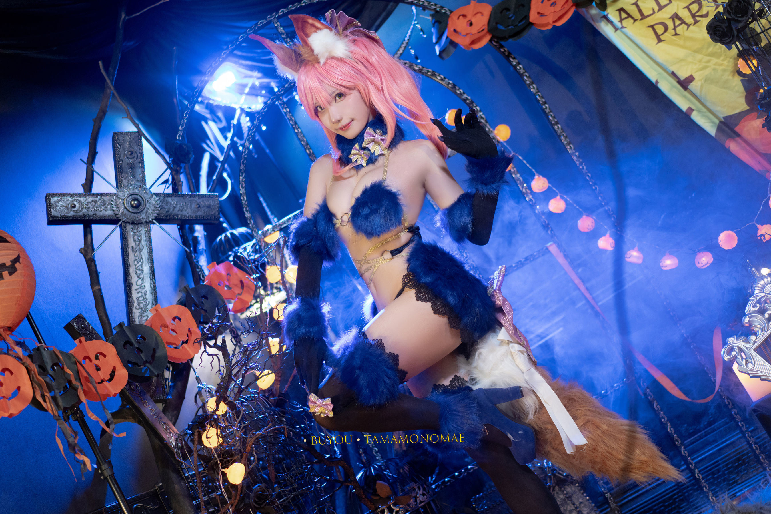 ネット紅人コスプレイヤー写真] ブヨウ・ミコン - 危険な野獣玉藻前