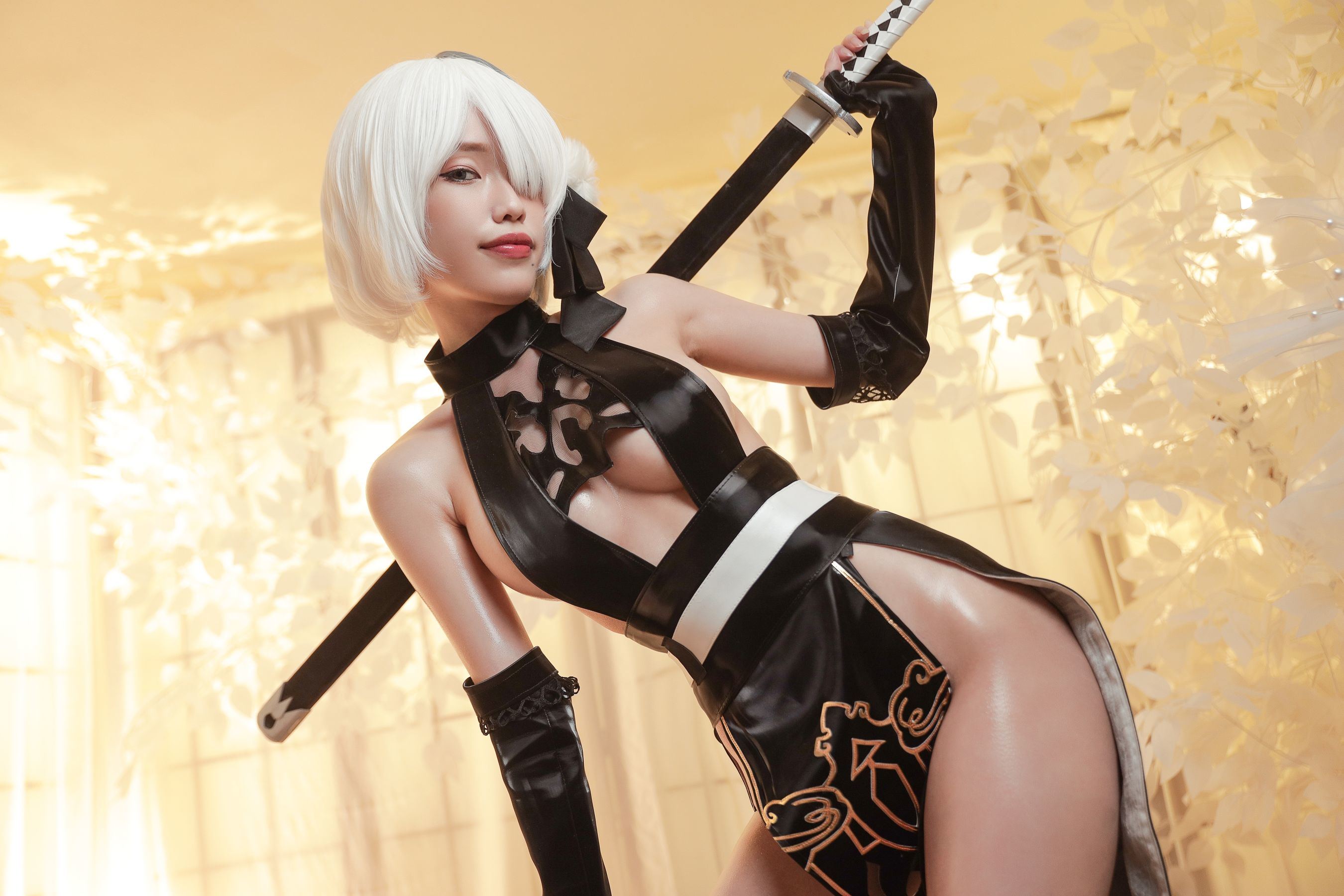 Ảnh chân dung cosplayer nổi tiếng mạng] Eliza Miêu Miêu - 2B Ninja
