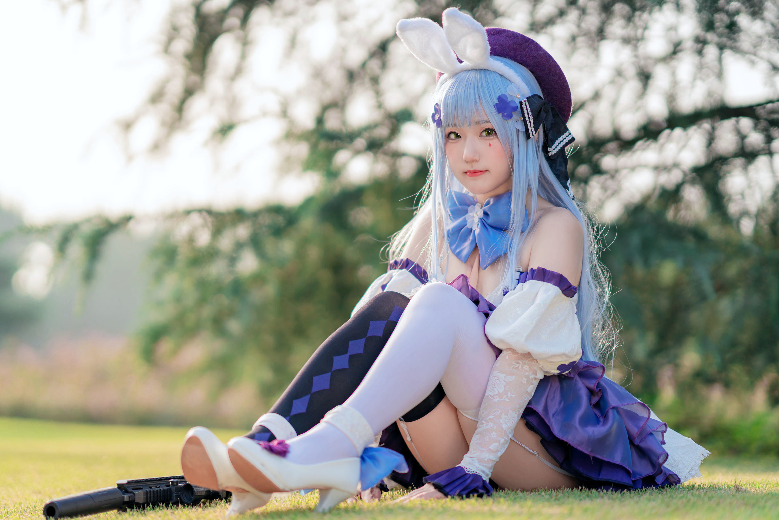 Internet Celebrity Coser Photobook] Anime Blogger Mime Mi Mei - Girls' Frontline HK416