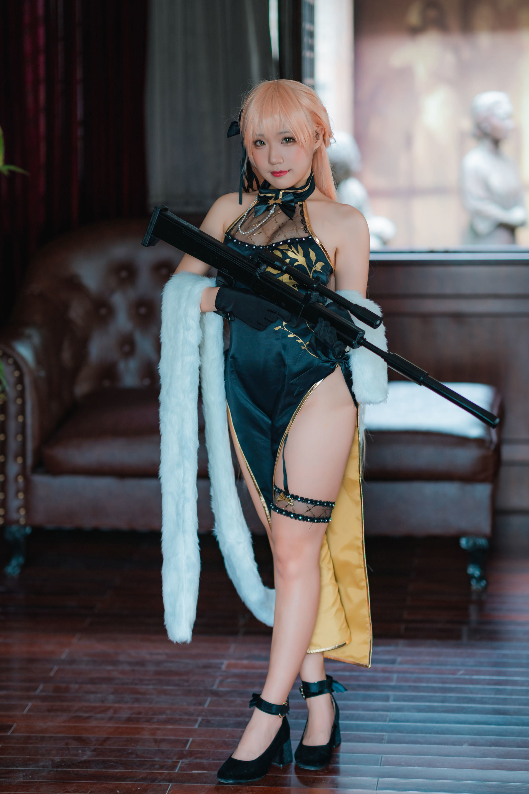 Internet Celebrity Cosplayer Photobook] Anime Blogger Mime Mi Mei - Girls' Frontline OTS-14 Zi Yu Xin