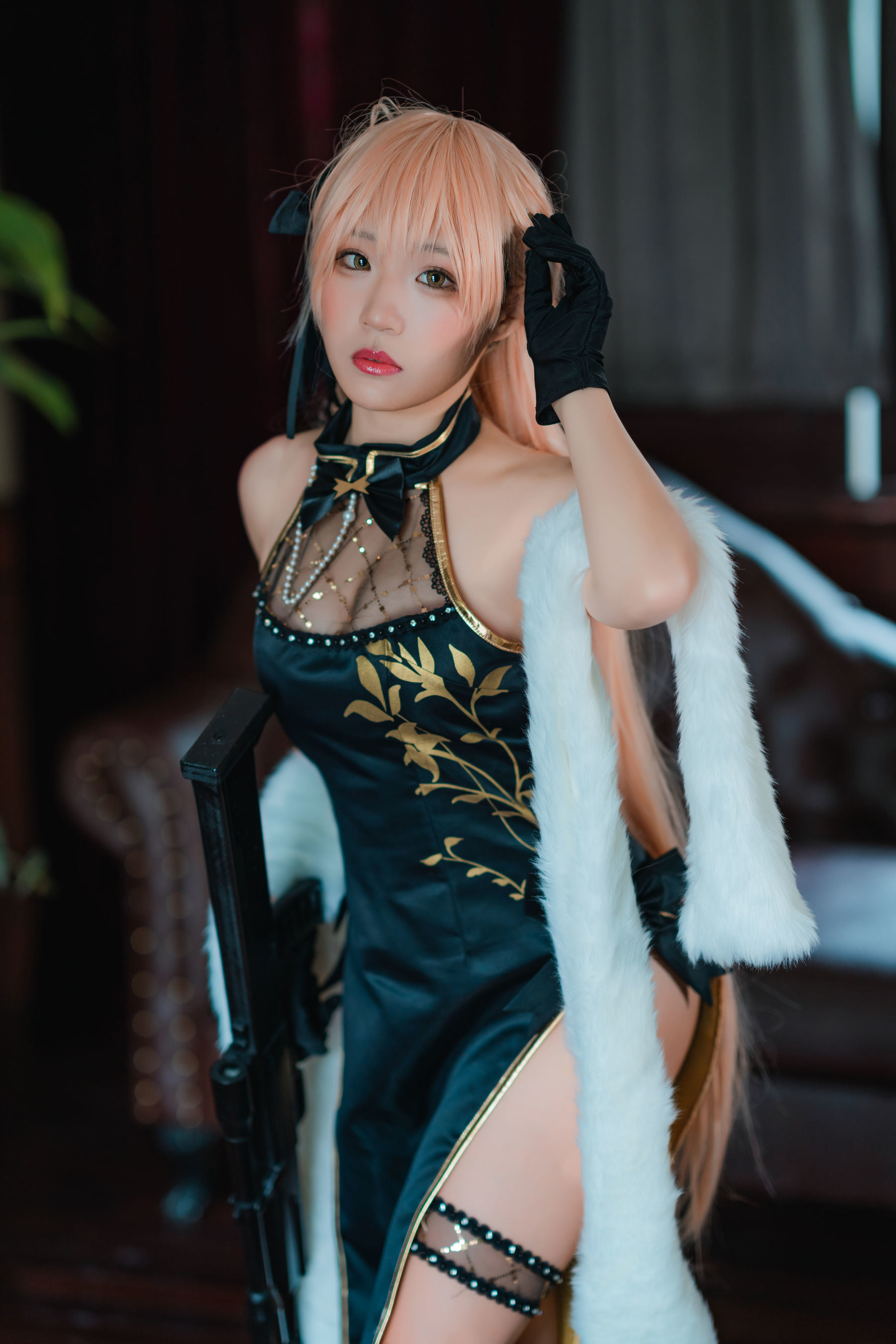 Internet Celebrity Cosplayer Photobook] Anime Blogger Mime Mi Mei - Girls' Frontline OTS-14 Zi Yu Xin