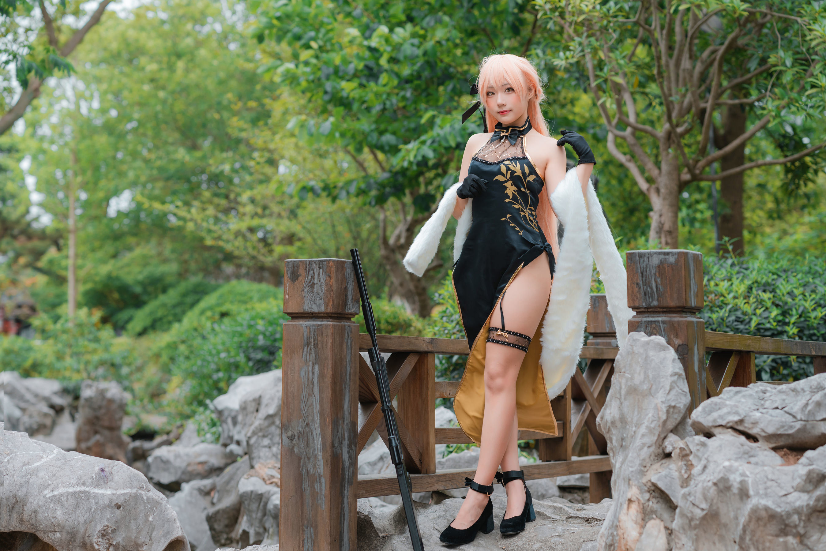 Internet Celebrity Cosplayer Photobook] Anime Blogger Mime Mi Mei - Girls' Frontline OTS-14 Zi Yu Xin