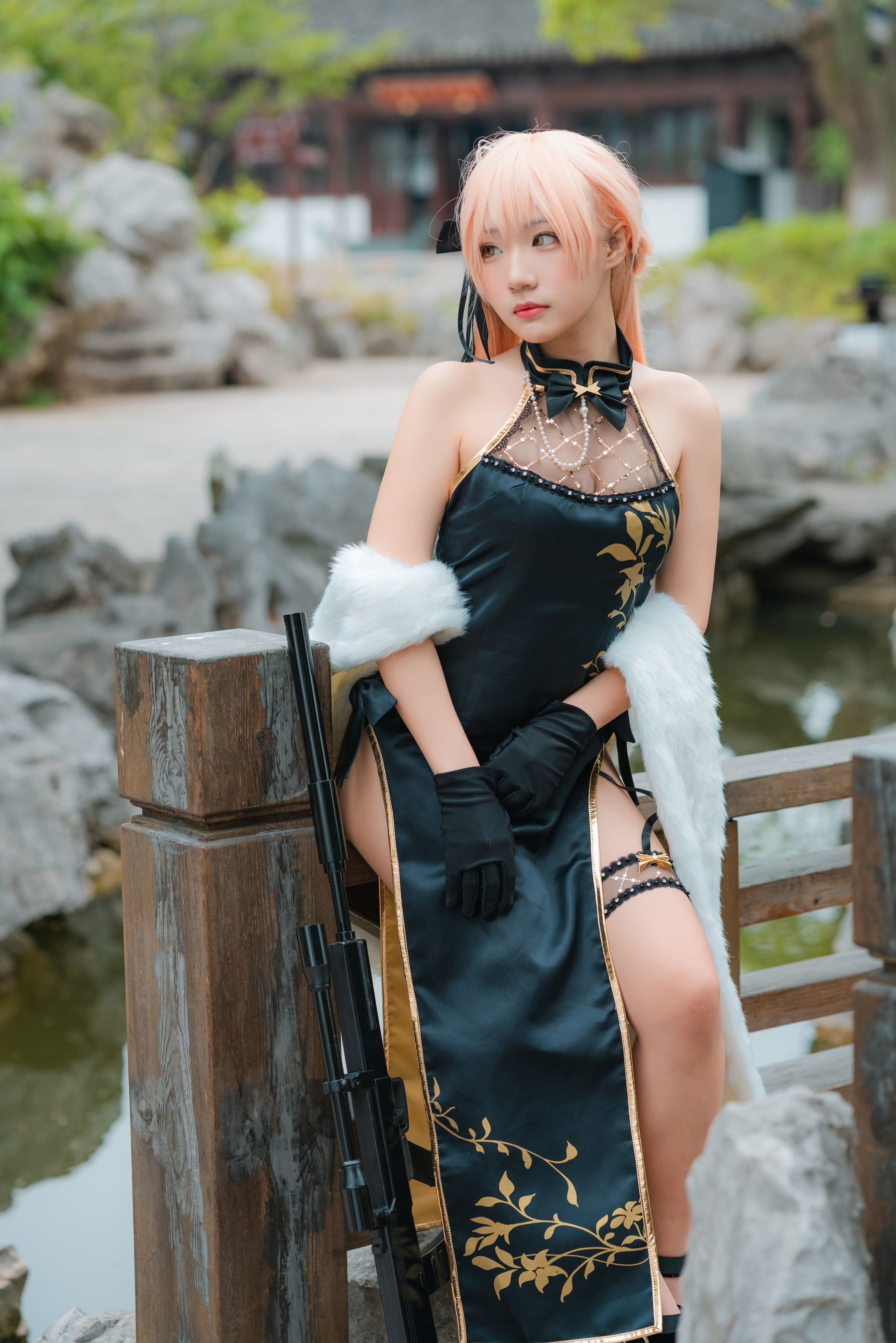 Internet Celebrity Cosplayer Photobook] Anime Blogger Mime Mi Mei - Girls' Frontline OTS-14 Zi Yu Xin