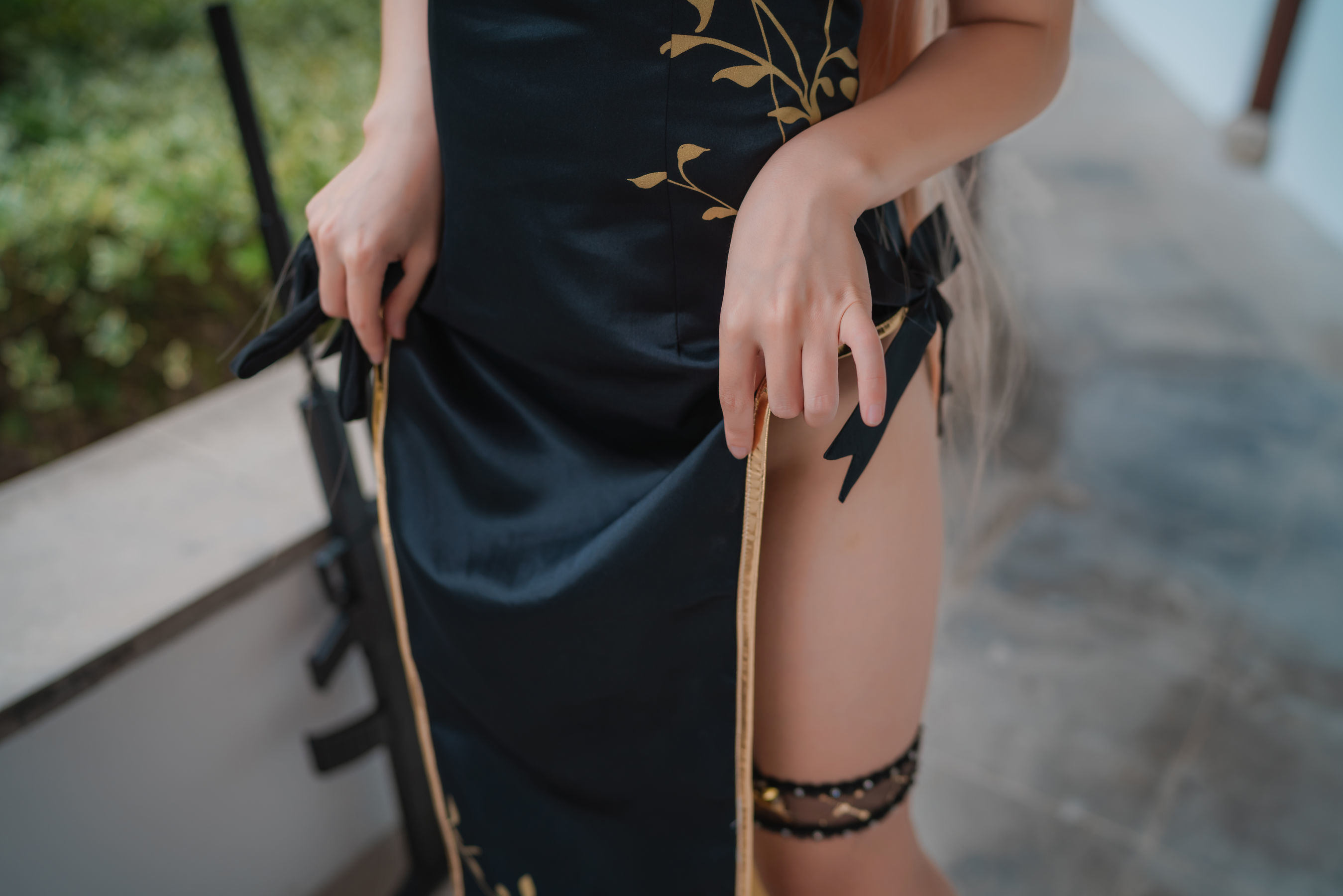 Internet Celebrity Cosplayer Photobook] Anime Blogger Mime Mi Mei - Girls' Frontline OTS-14 Zi Yu Xin