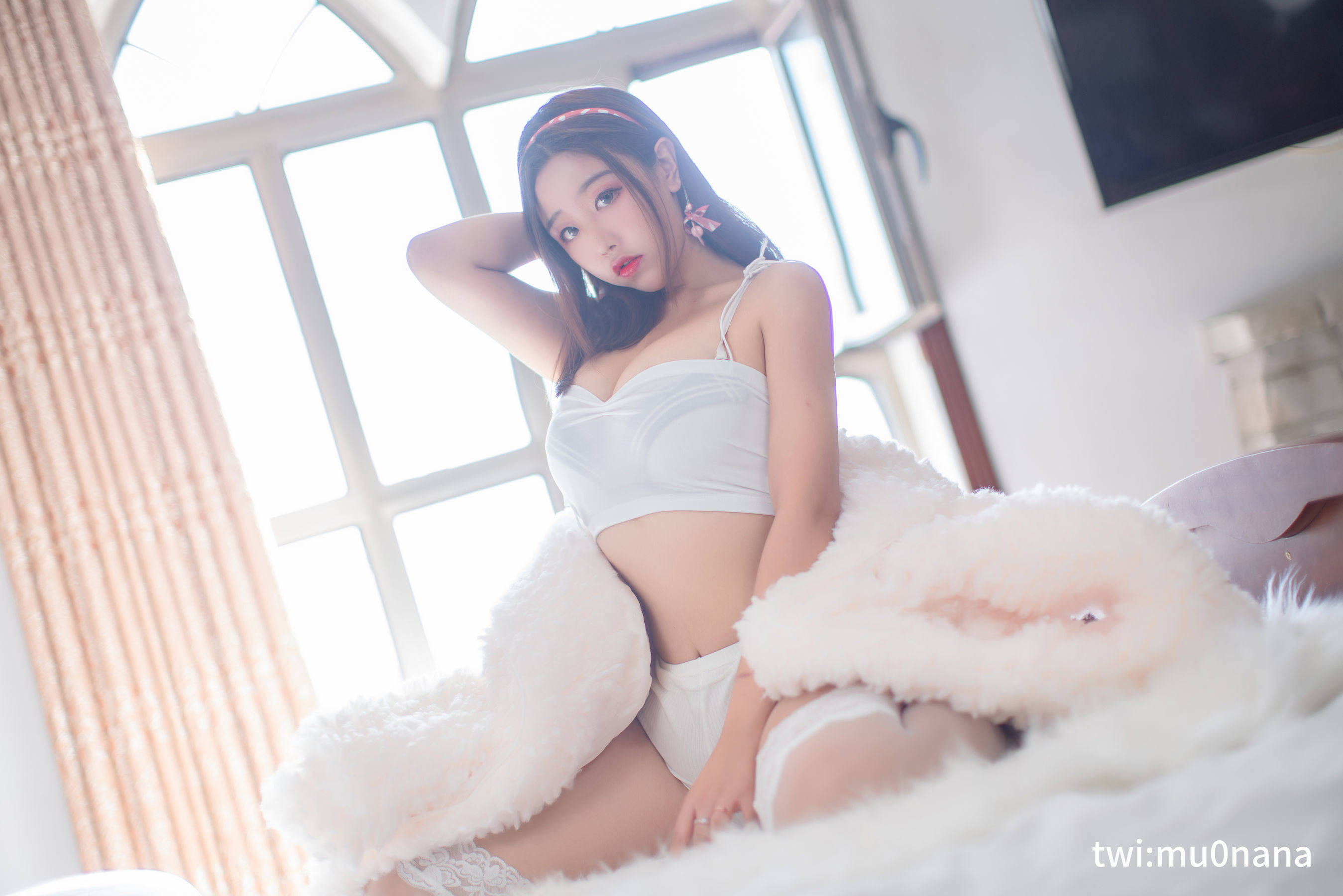 Internet Celebrity COSER Photo] Anime Blogger Mu Ling Mu0 - Hot Spring 1
