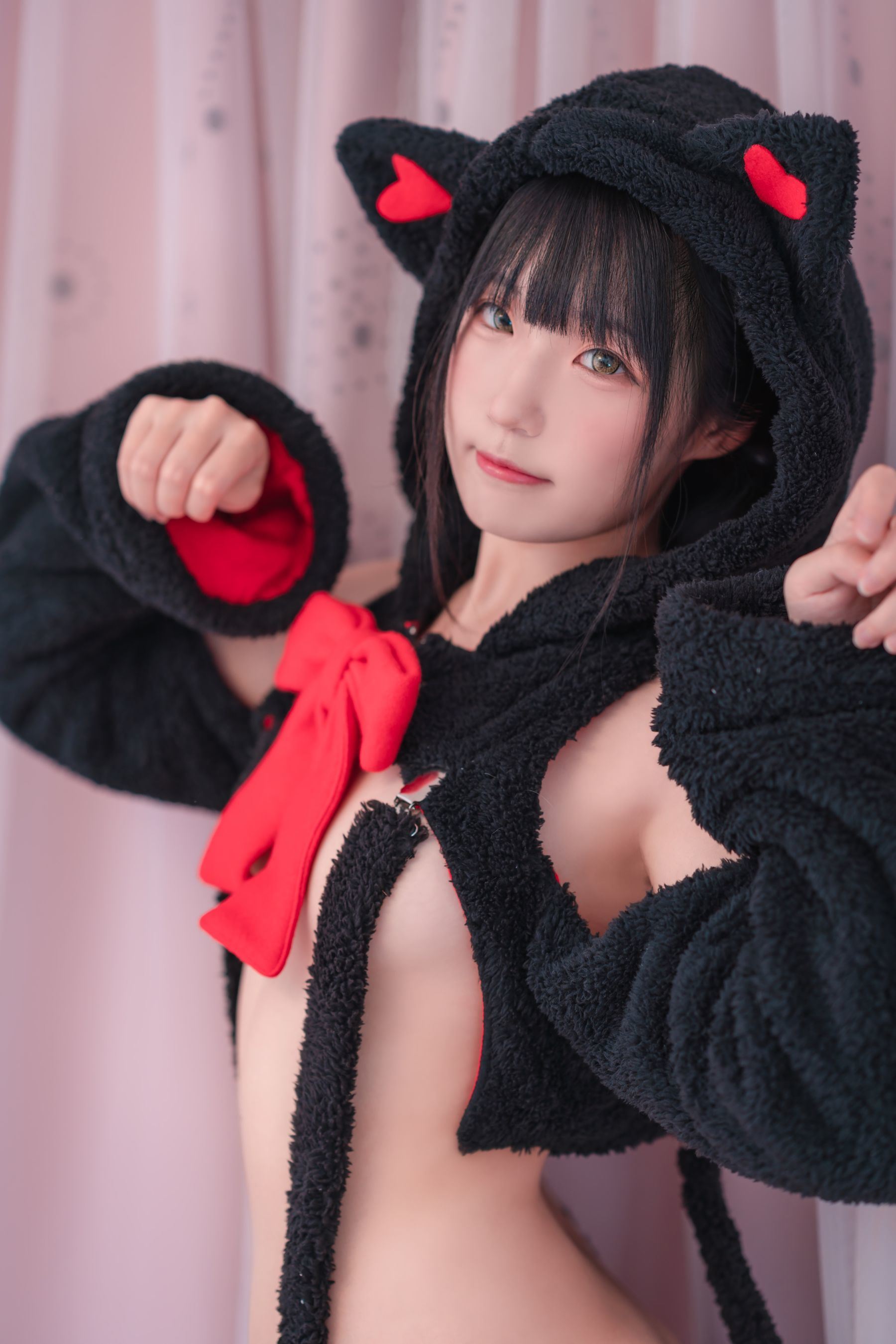 Internet Celebrity COSER Photobook] Anime Blogger Mime Mimi - Black Cat ~Meow Meow~