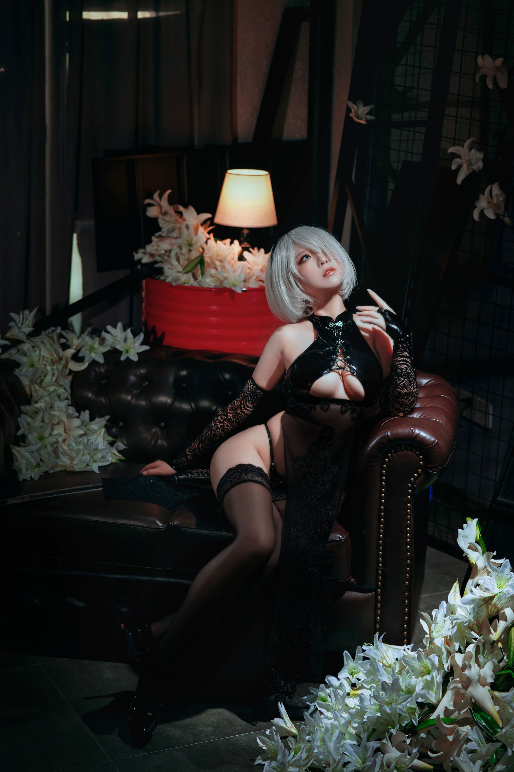 半半子 2B靡煙旗袍 Cosplay 寫真