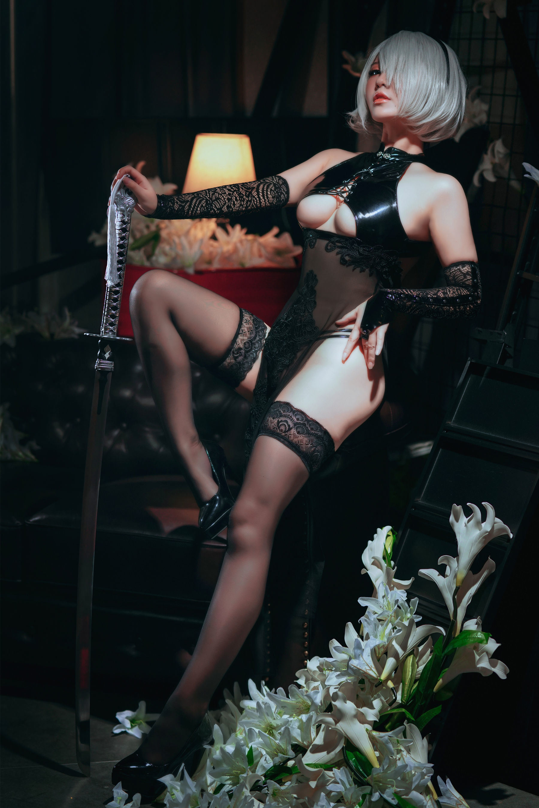 Ban Ban Zi Cosplay 2B Mi Yan Qipao