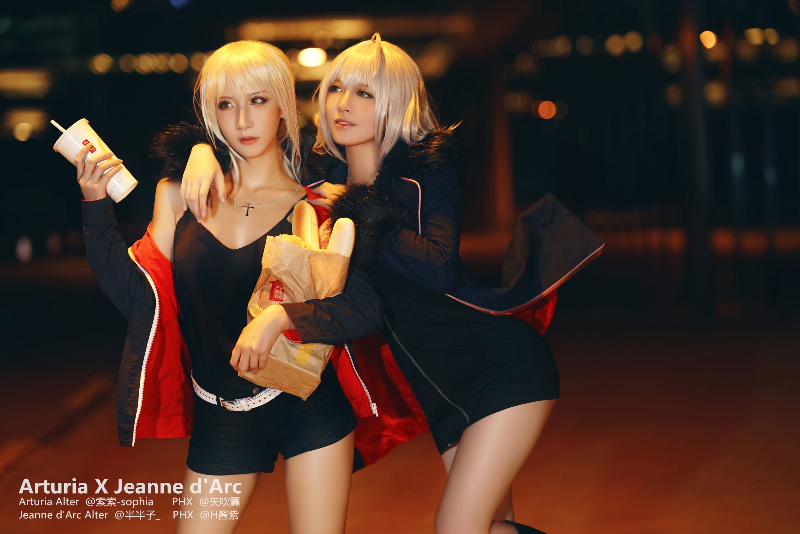 เน็ตไอดอล COSER 写真] บันบันจือ&โซโซโซเฟีย - ชุดเต็ม Upscaled