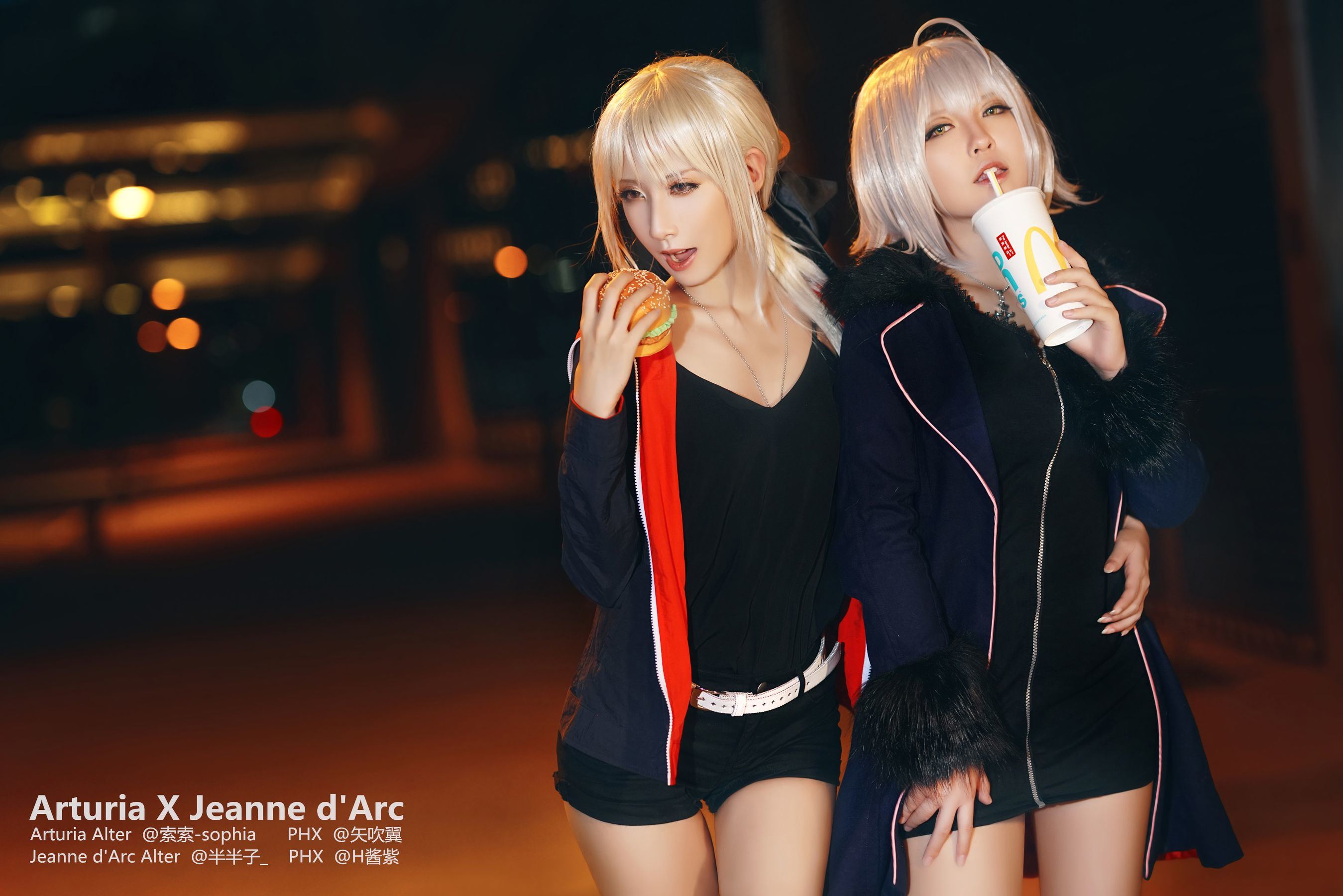 เน็ตไอดอล COSER 写真] บันบันจือ&โซโซโซเฟีย - ชุดเต็ม Upscaled