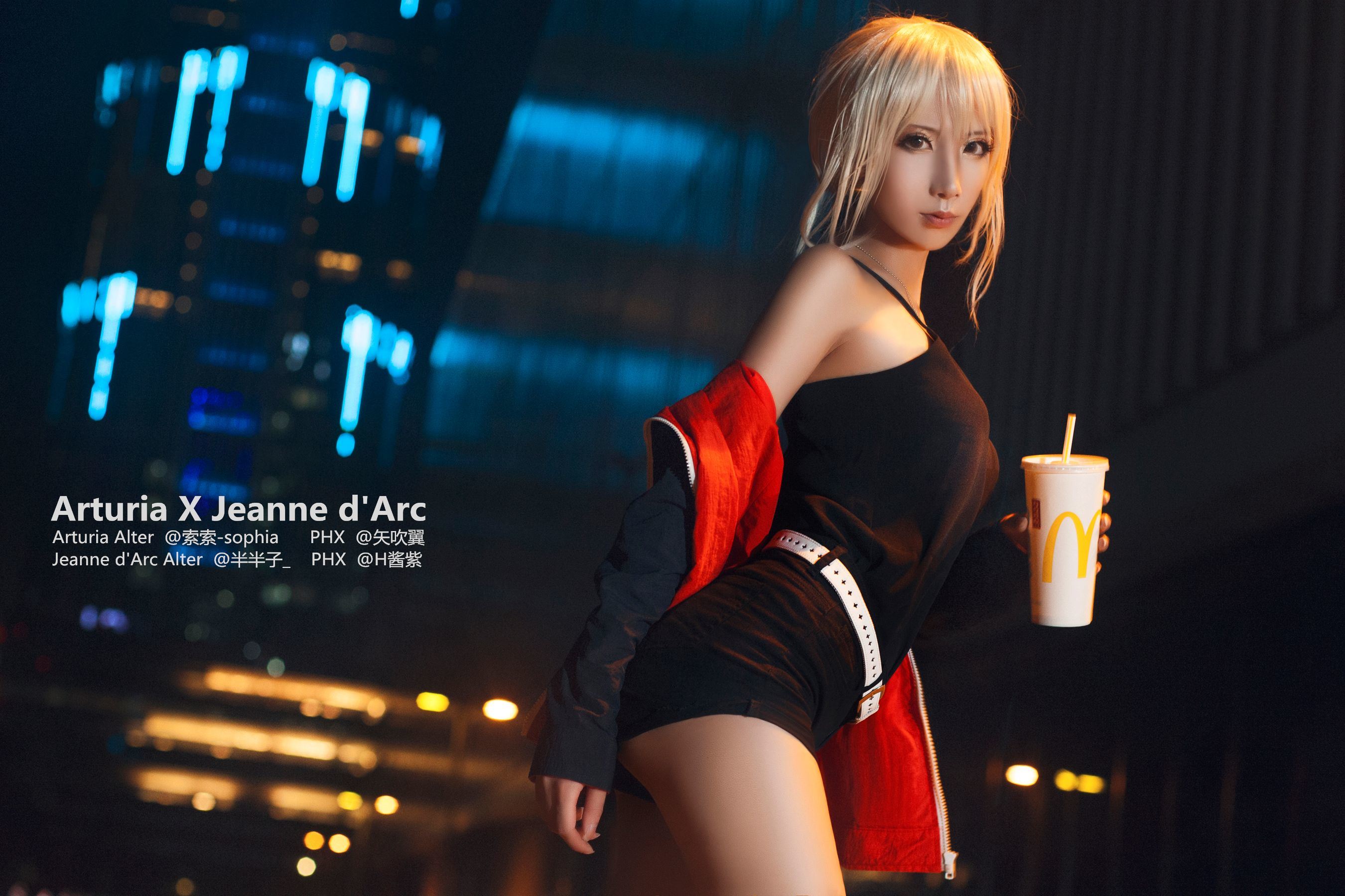 เน็ตไอดอล COSER 写真] บันบันจือ&โซโซโซเฟีย - ชุดเต็ม Upscaled