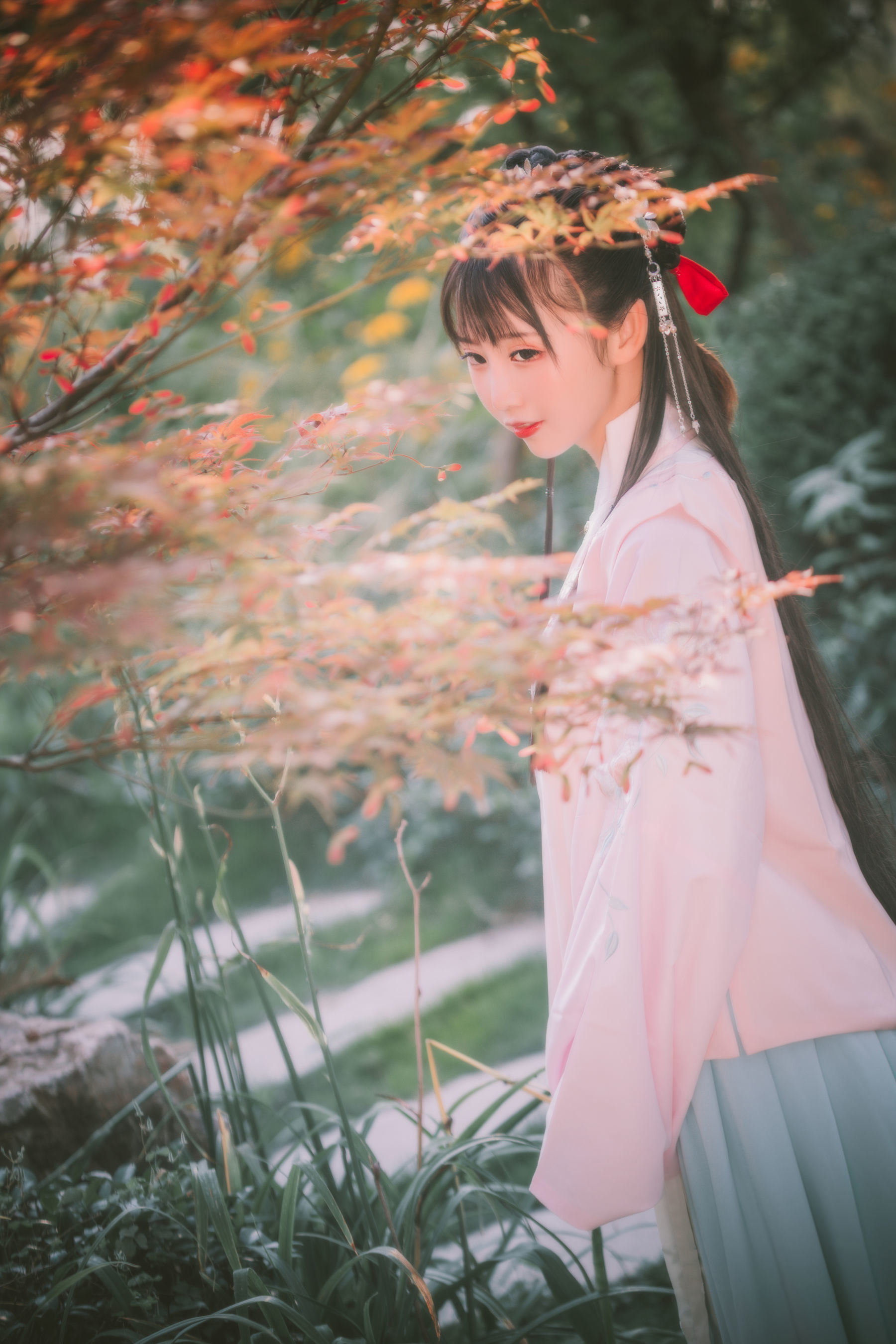 [网红COSER写真] 可爱人气Coser面饼仙儿 - 明治汉服