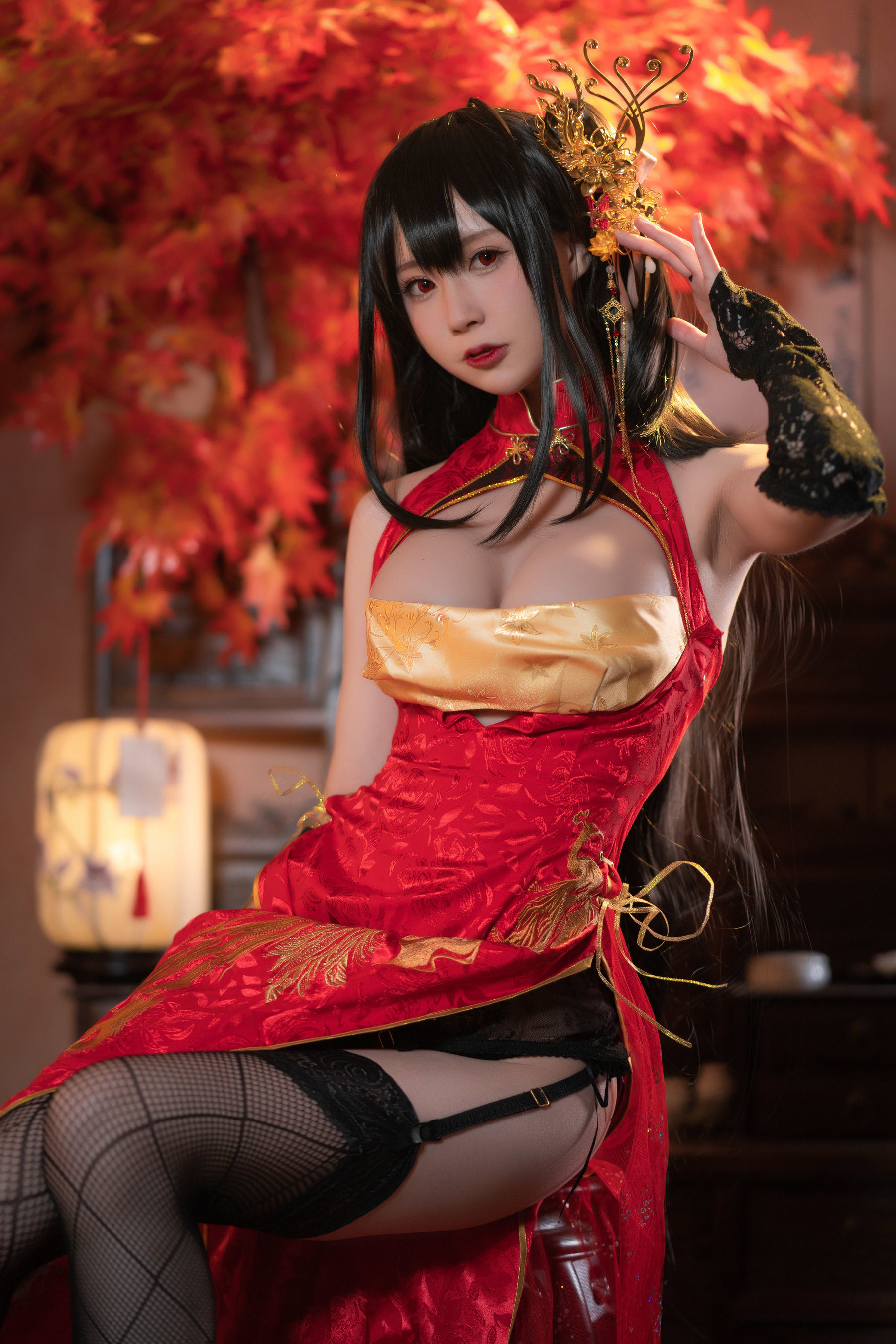 [网红COSER写真] 西园寺南歌写真 - 大凤 旗袍