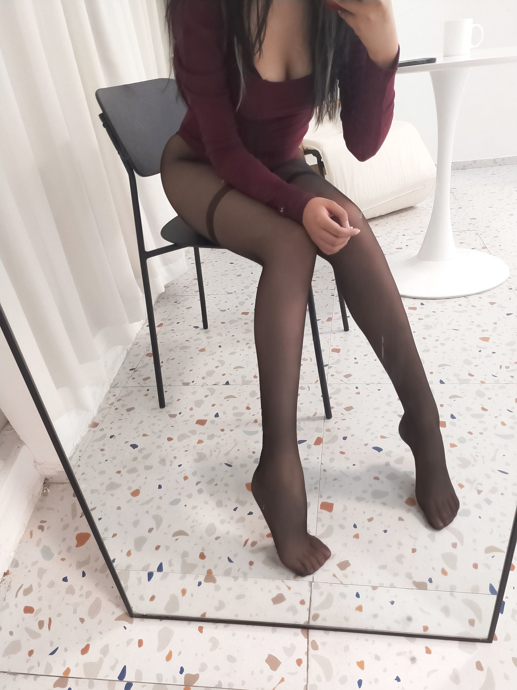 ネット有名人COSER写真] センショウ先輩 - ワインレッドの連体衣