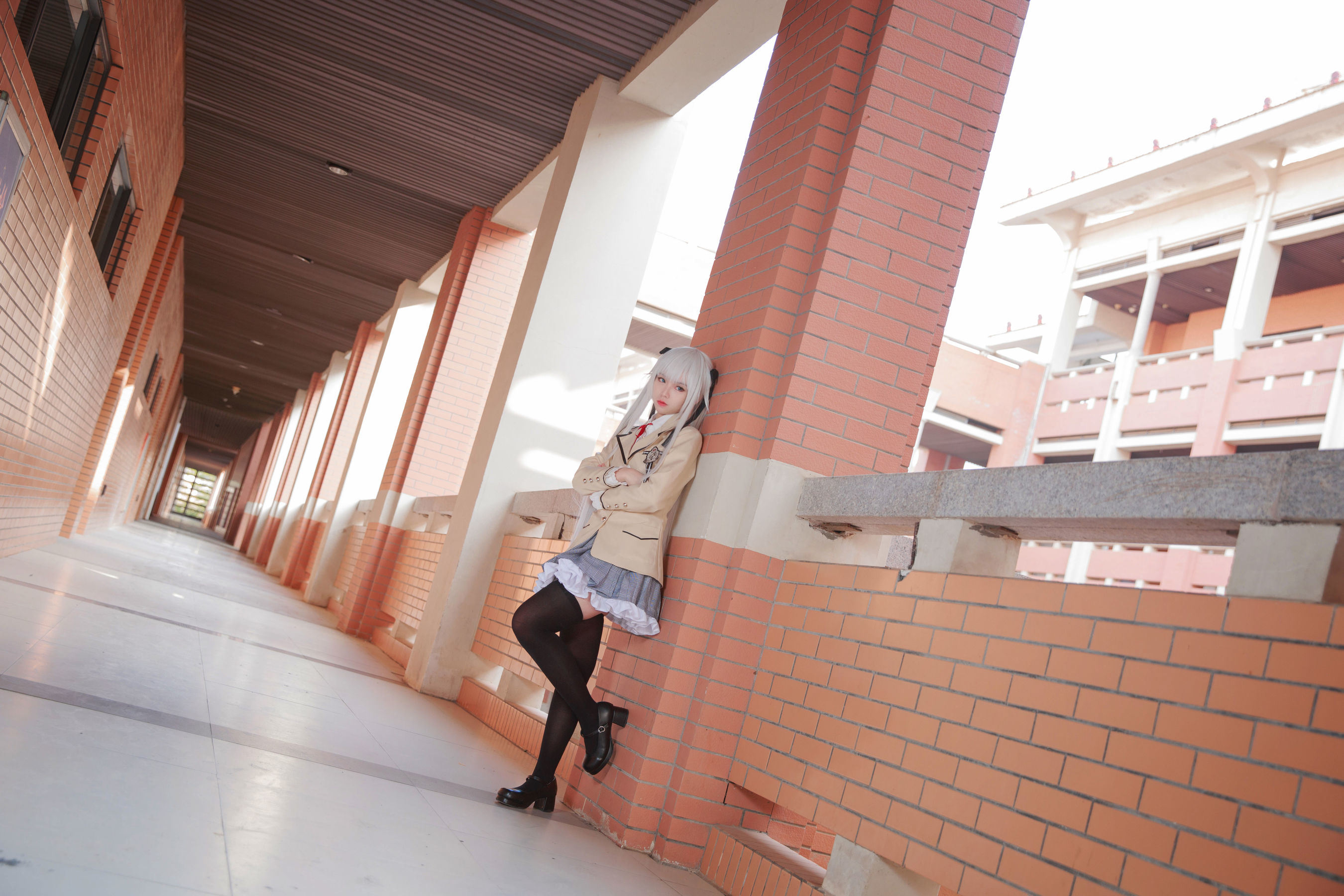 เน็ตไอดอลคอสเพลเยอร์写真] อนิเมะบล็อกเกอร์ G44 จะไม่ได้รับบาดเจ็บ - ฝูจือชุดนักเรียน