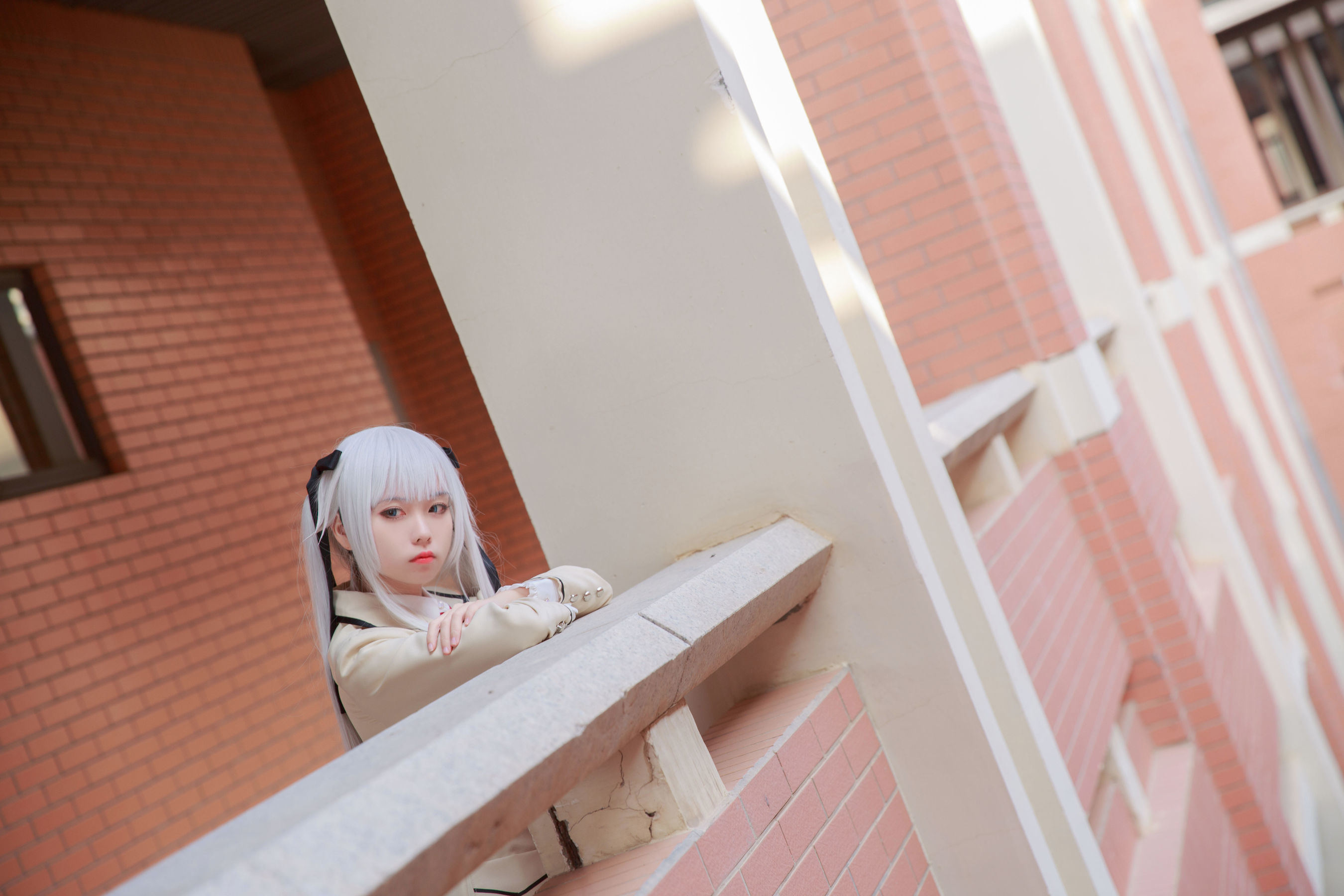 เน็ตไอดอลคอสเพลเยอร์写真] อนิเมะบล็อกเกอร์ G44 จะไม่ได้รับบาดเจ็บ - ฝูจือชุดนักเรียน