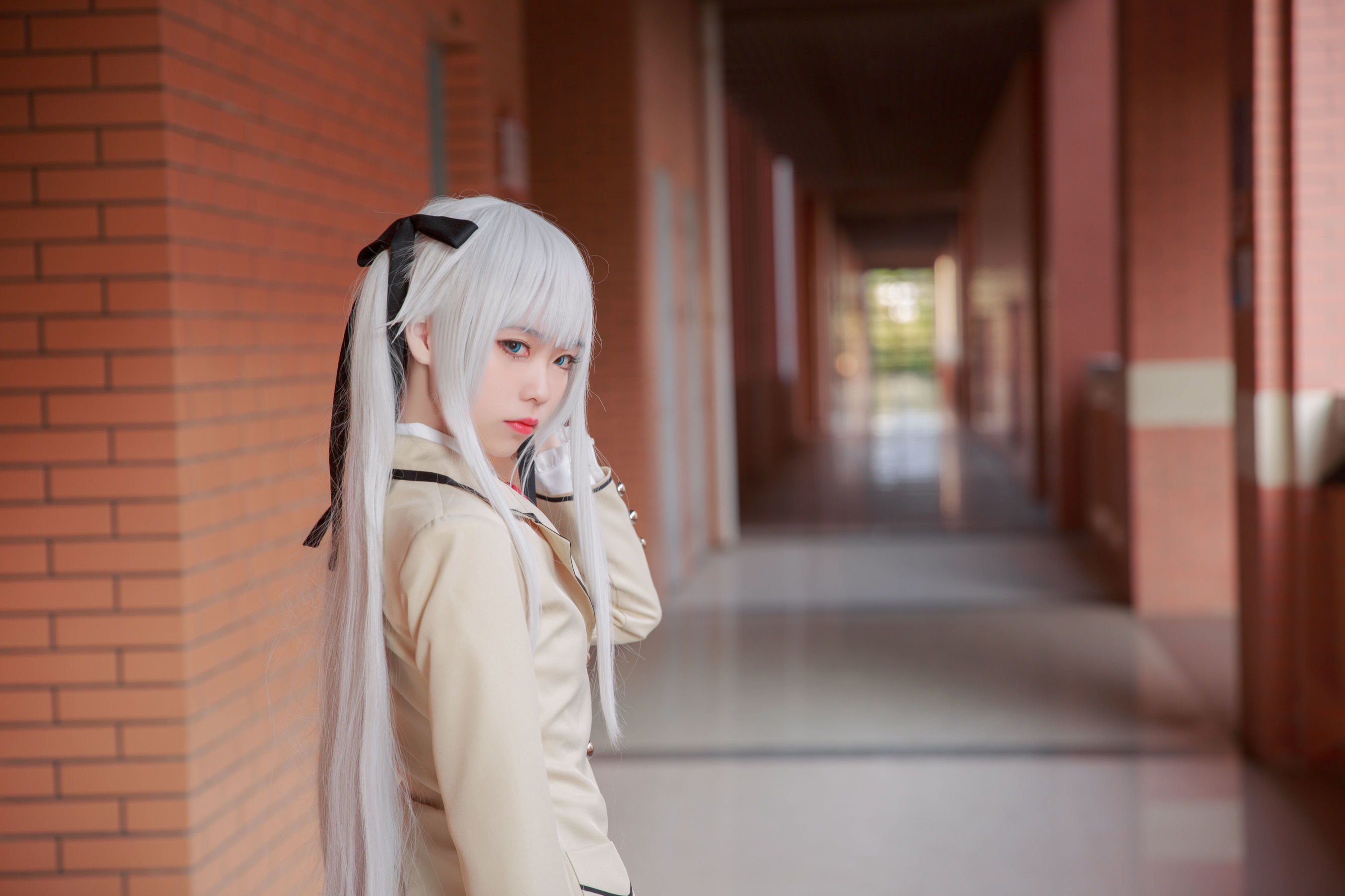 เน็ตไอดอลคอสเพลเยอร์写真] อนิเมะบล็อกเกอร์ G44 จะไม่ได้รับบาดเจ็บ - ฝูจือชุดนักเรียน