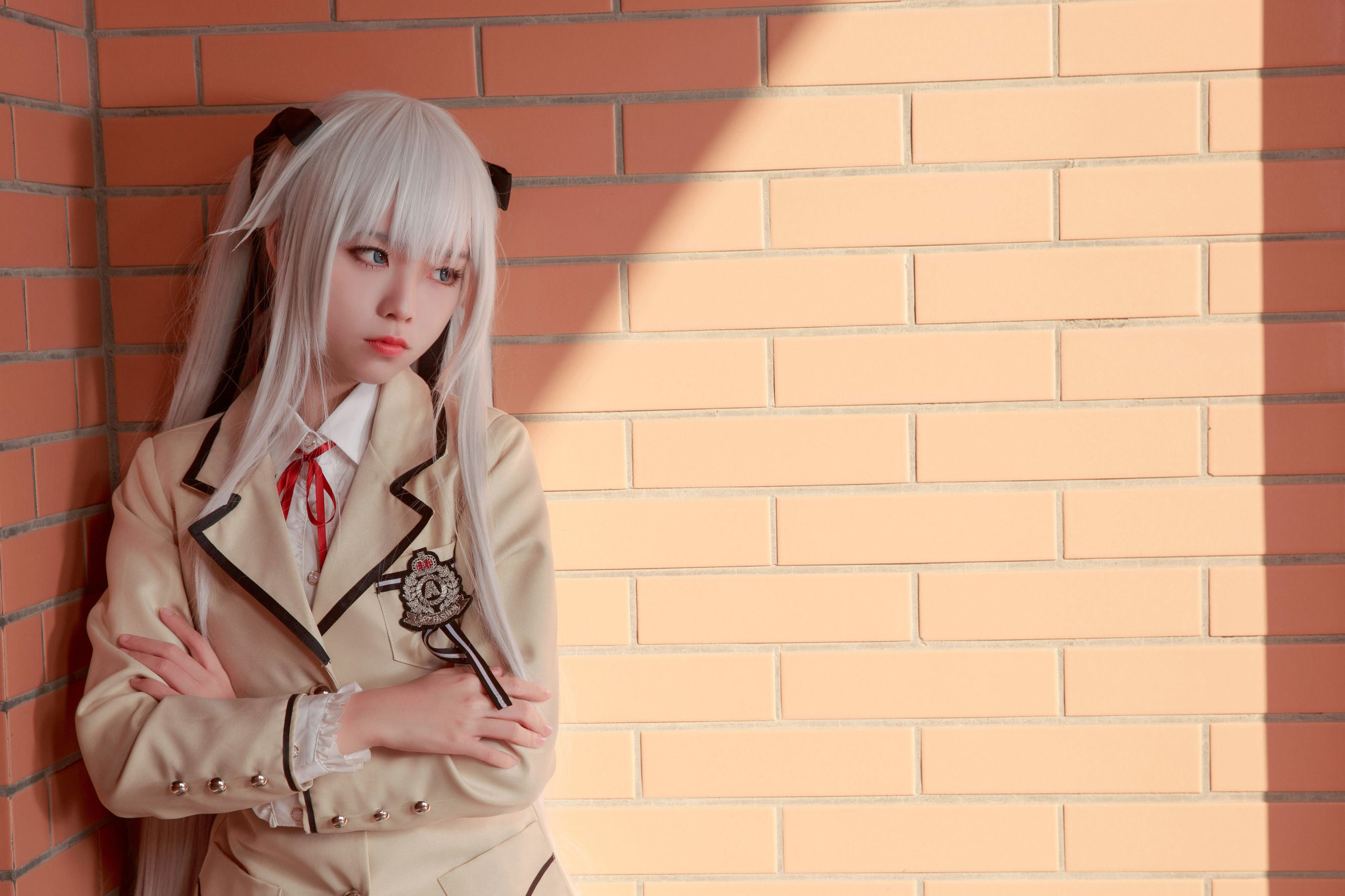 เน็ตไอดอลคอสเพลเยอร์写真] อนิเมะบล็อกเกอร์ G44 จะไม่ได้รับบาดเจ็บ - ฝูจือชุดนักเรียน