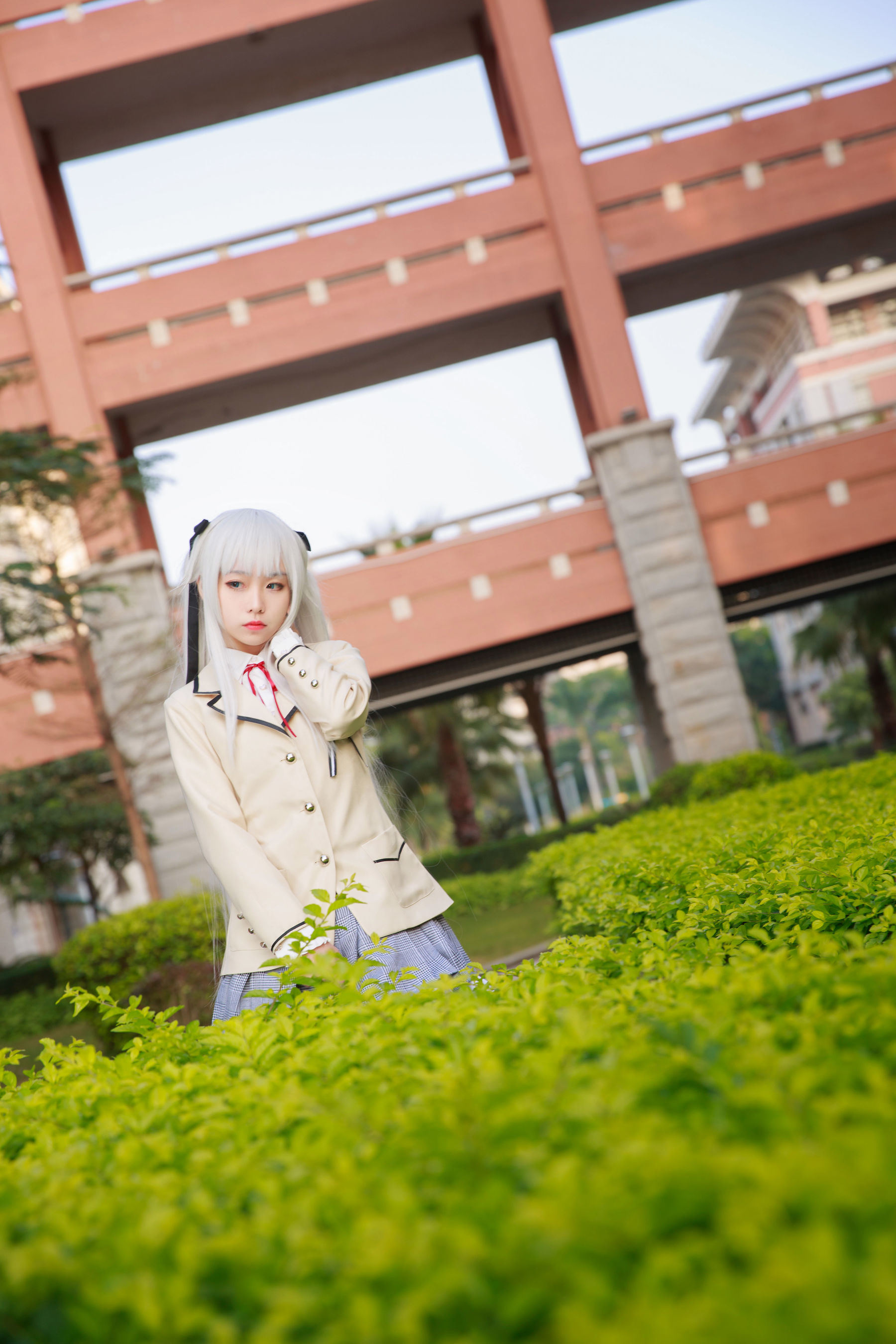 เน็ตไอดอลคอสเพลเยอร์写真] อนิเมะบล็อกเกอร์ G44 จะไม่ได้รับบาดเจ็บ - ฝูจือชุดนักเรียน