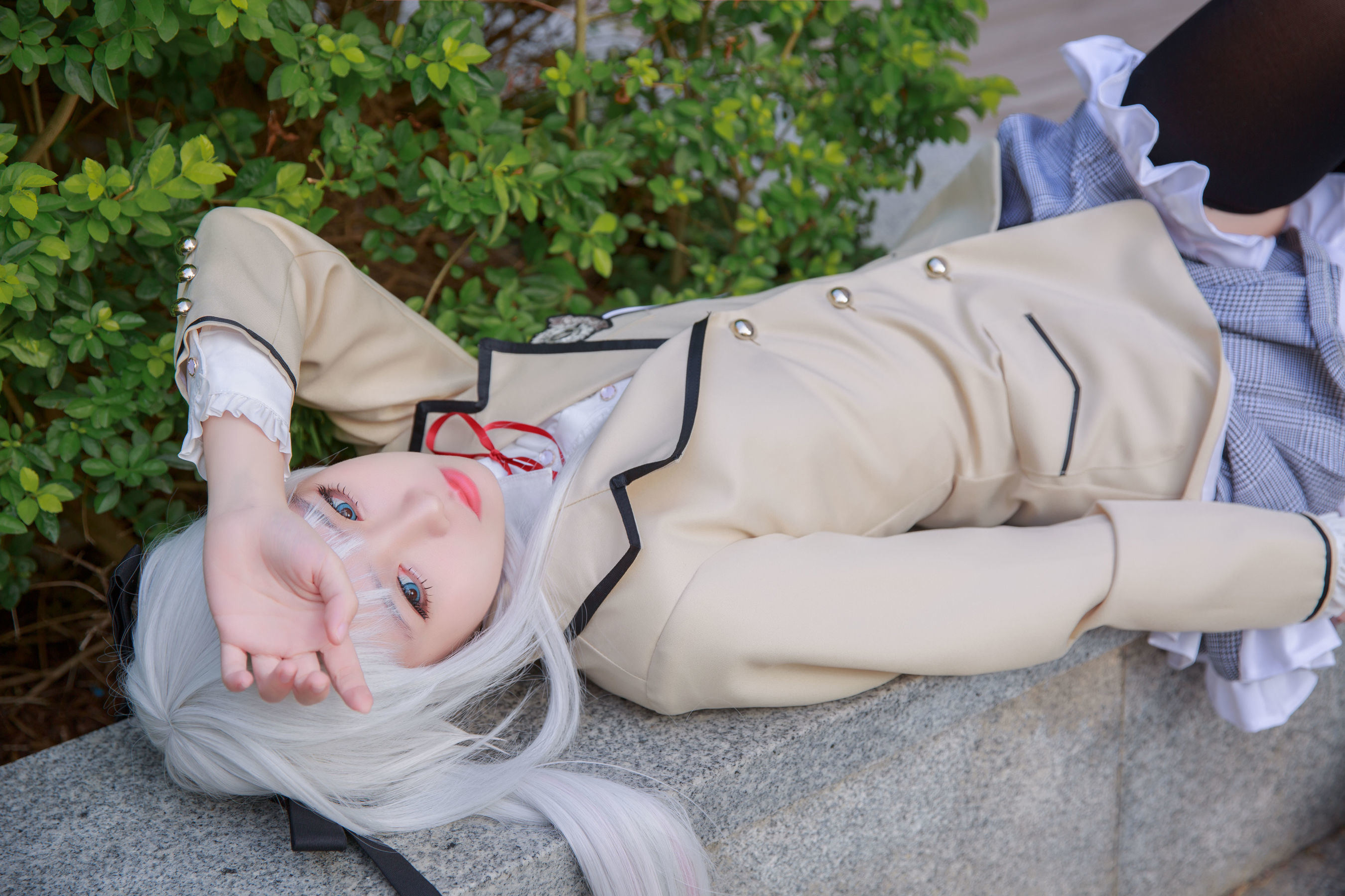 เน็ตไอดอลคอสเพลเยอร์写真] อนิเมะบล็อกเกอร์ G44 จะไม่ได้รับบาดเจ็บ - ฝูจือชุดนักเรียน