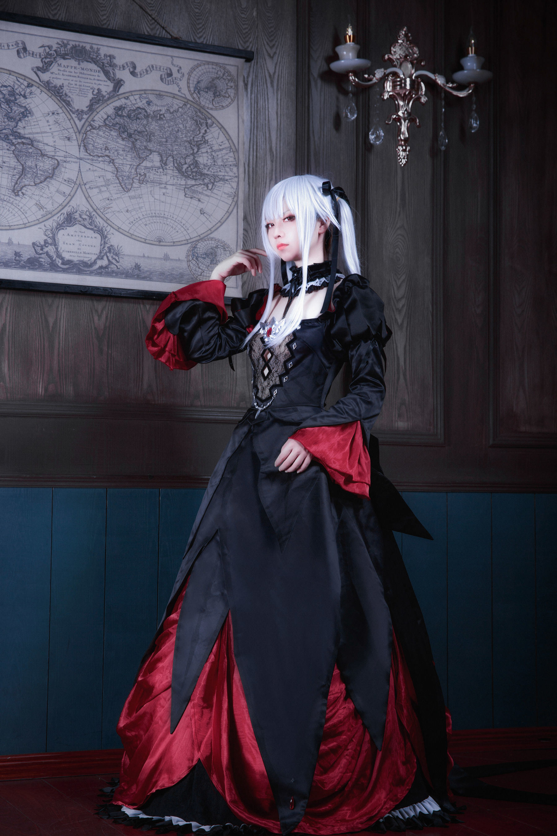 เน็ตไอดอล COSER 写真] บล็อกเกอร์อนิเม G44 จะไม่ได้รับบาดเจ็บ - ฝูจือชุดกระโปรงยาว