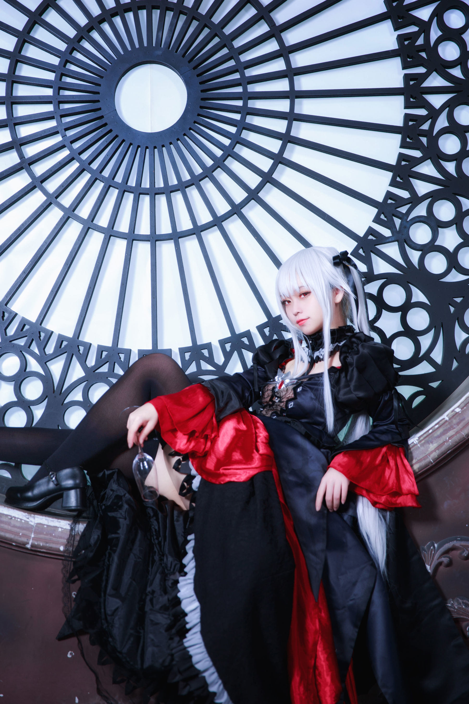 เน็ตไอดอล COSER 写真] บล็อกเกอร์อนิเม G44 จะไม่ได้รับบาดเจ็บ - ฝูจือชุดกระโปรงยาว